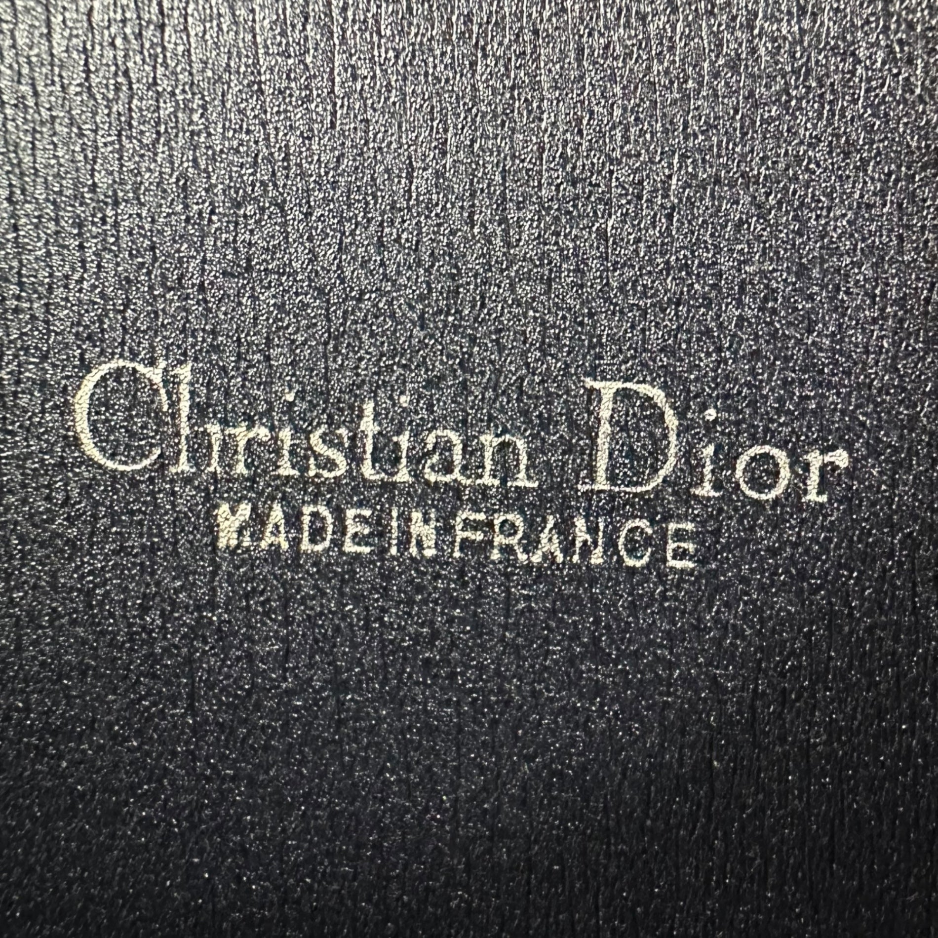 Christian Dior(クリスチャンディオール) 1970's Trotter pouch トロッター ポーチ ネイビー 70年代 alieeジップ ヴィンテージ コスメ