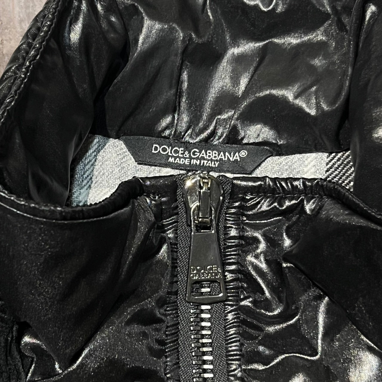 DOLCE&GABBANA(ドルチェ&ガッバーナ ドルガバ) レイヤードコーデュロイジャケット/テーラードジャケット 表記なし(Lサイズ程度) ブラック ドルチェアンドガッバーナ