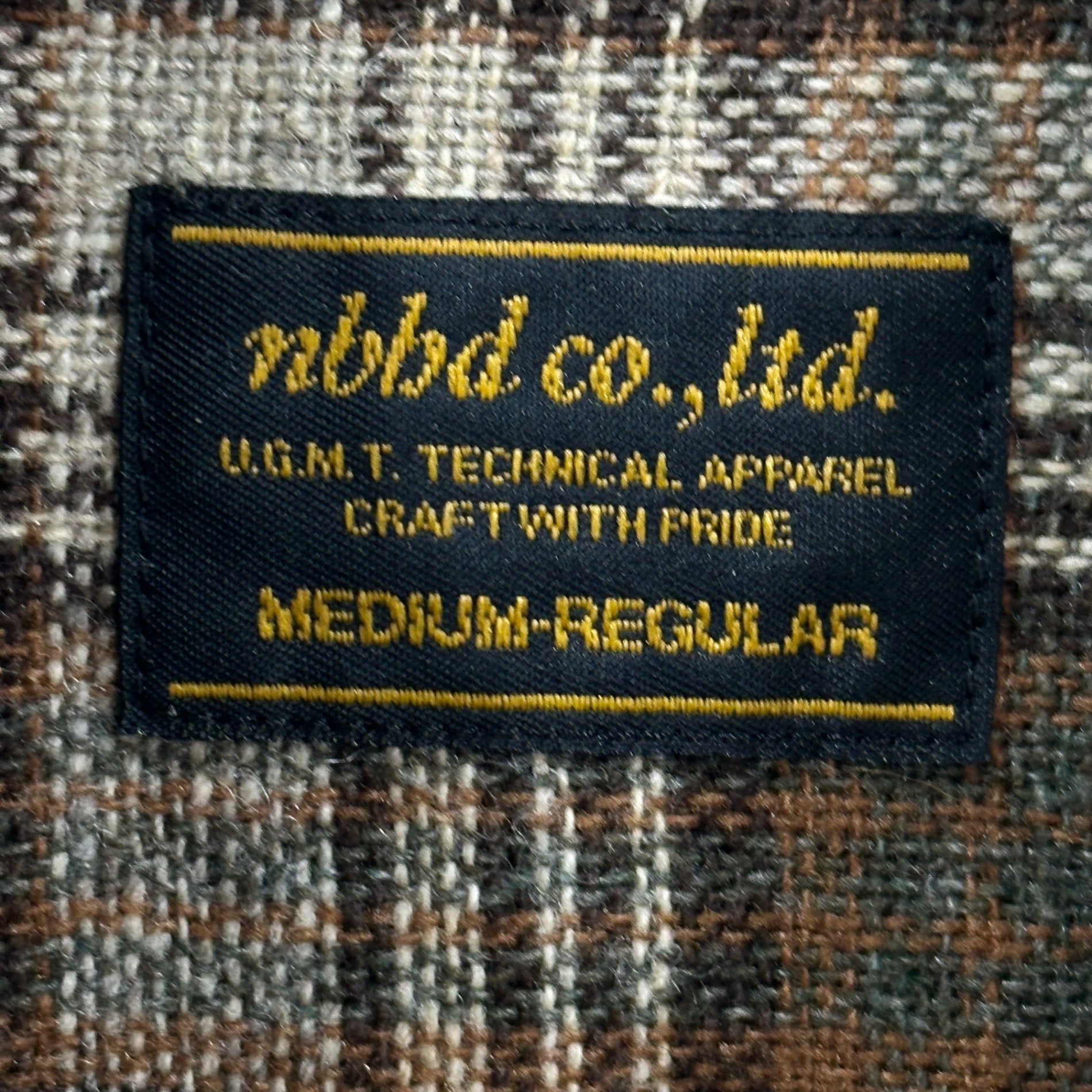NEIGHBORHOOD(ネイバーフッド) 2013AW O-JACK/WE-SHIRT.LS 長袖 オンブレ チェック ウール シャツ 132SPNH-SHM03 M ブラウン