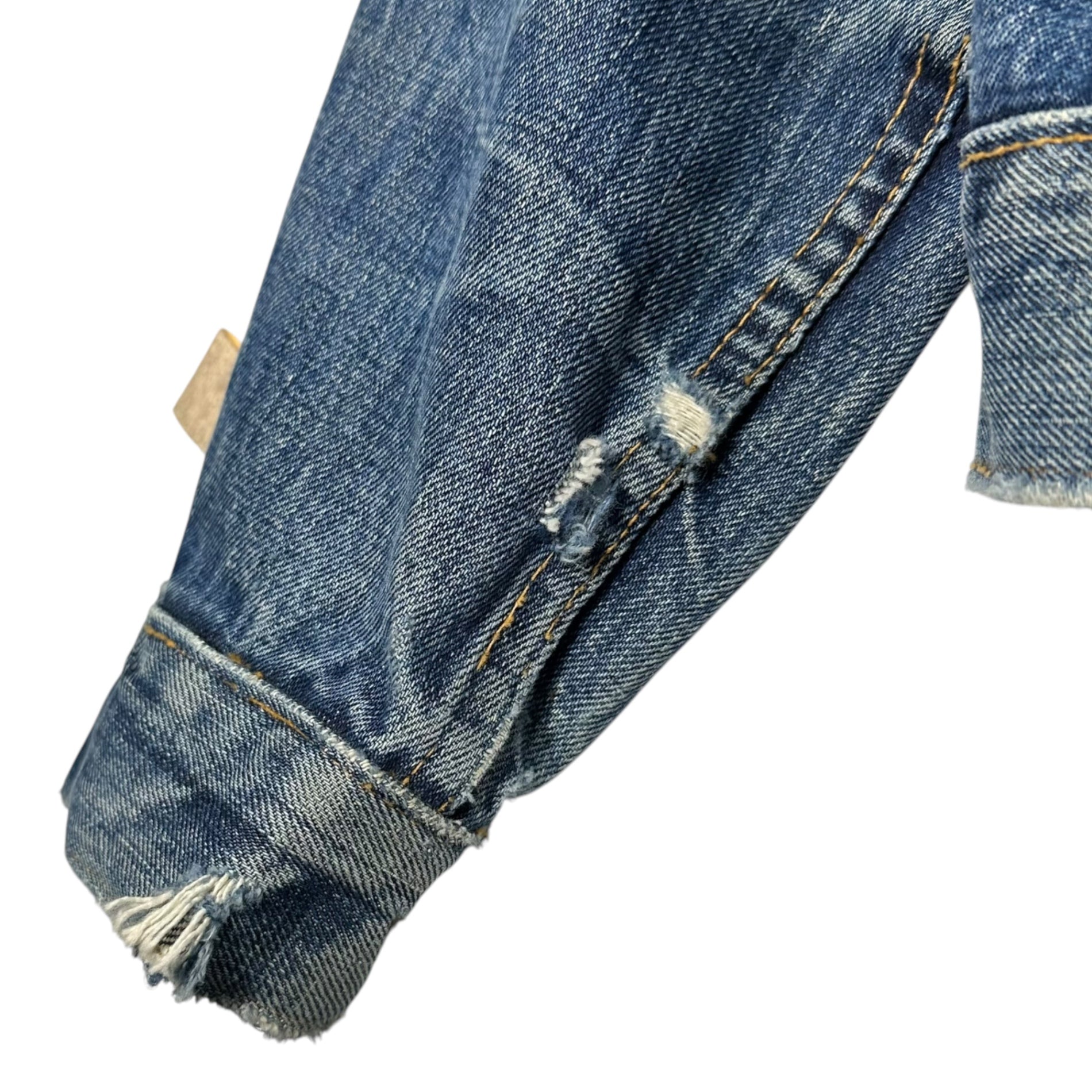 Levi's(リーバイス) 60's~70's 70505 BIG E vintage denim trucker jacket ヴィンテージ デニム トラッカー ジャケット 70505 表記無し(L程度) インディゴ 68~71年製造 古着 ボタン裏52 4th