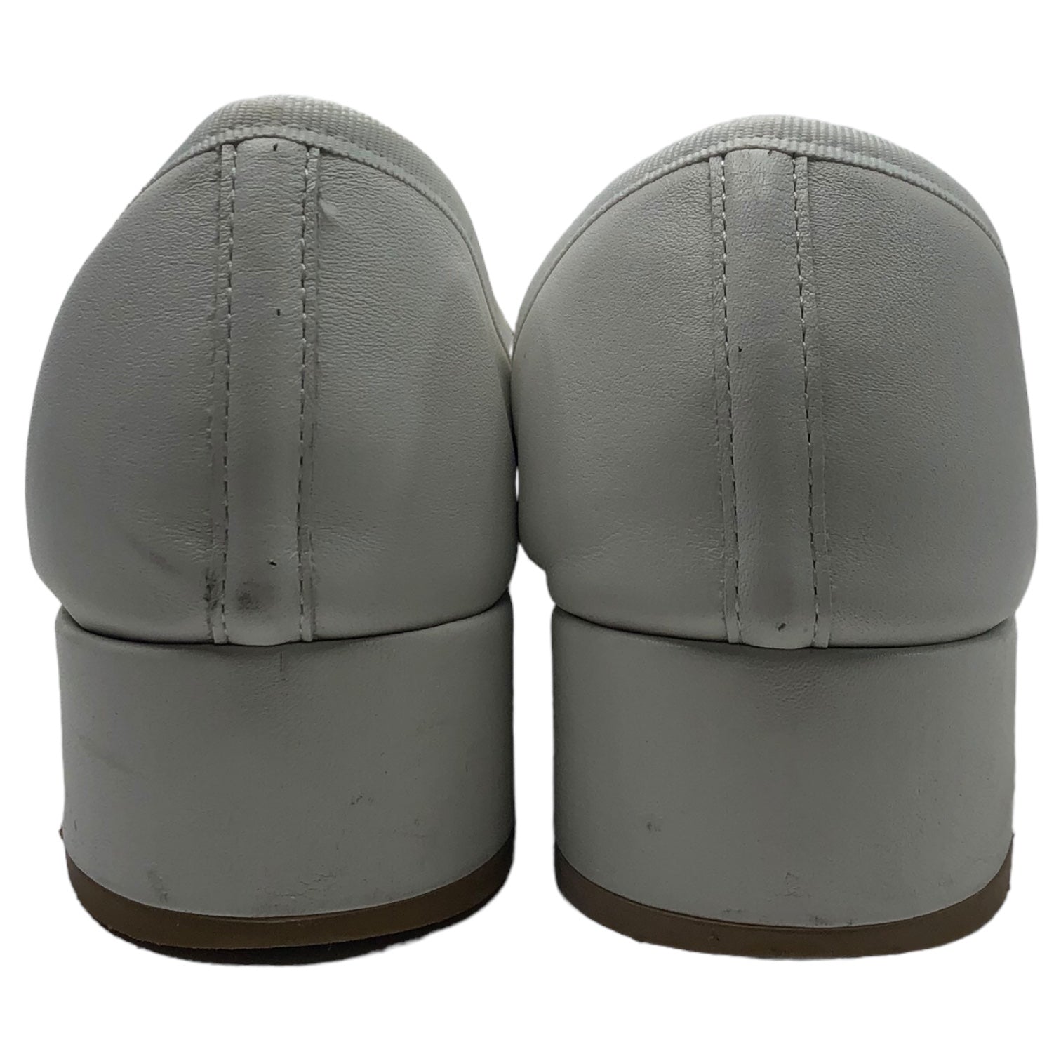 Repetto(レペット) CAMILLE Noir カミーユ ノアール ヒール バレーシューズ VX511VE 40(25cm程度) ホワイト パンプス