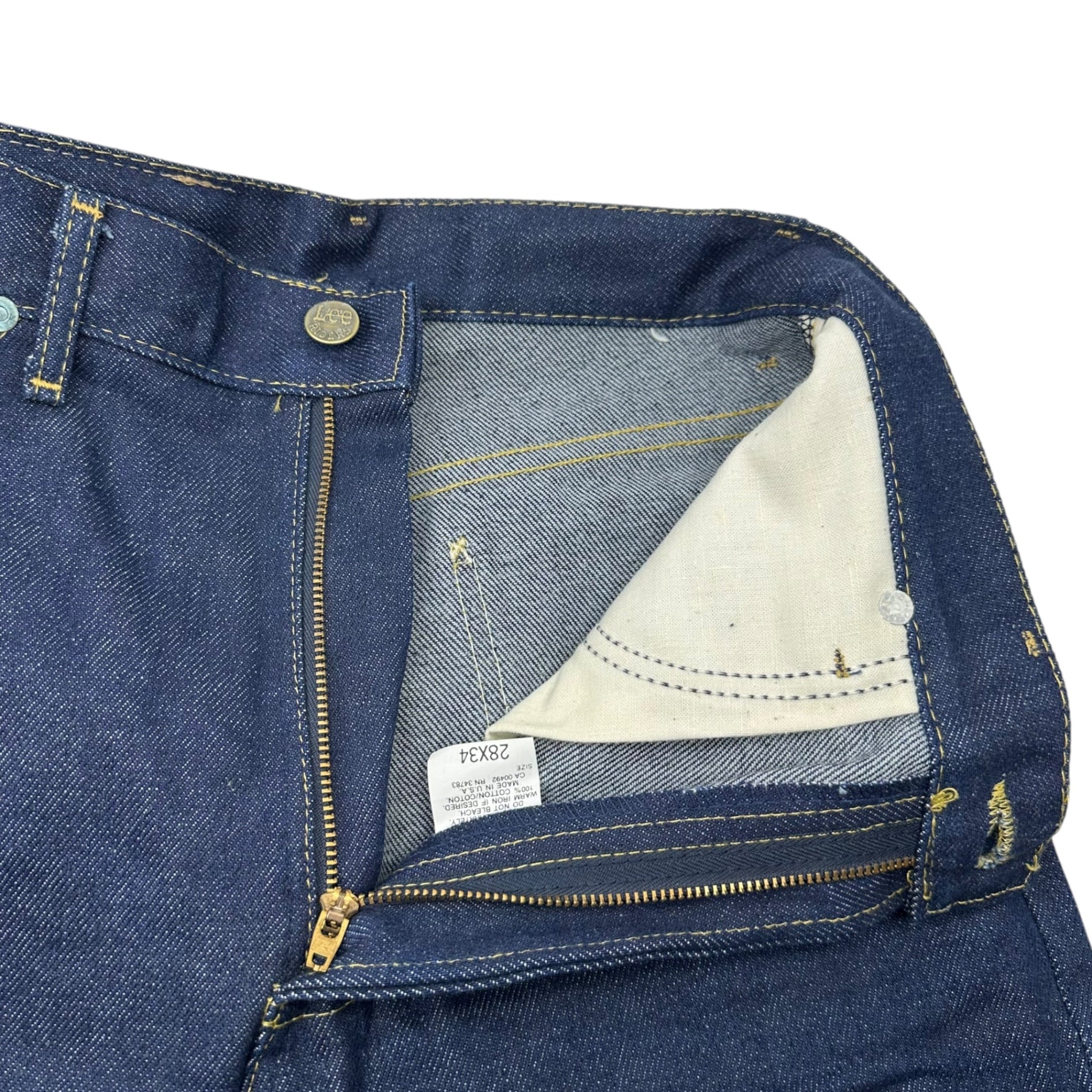 LEE(リー) 80’s~90's USA made Vintage flare denim pants ヴィンテージ フレア デニム パンツ 201-2541 28×34 インディゴ 濃紺