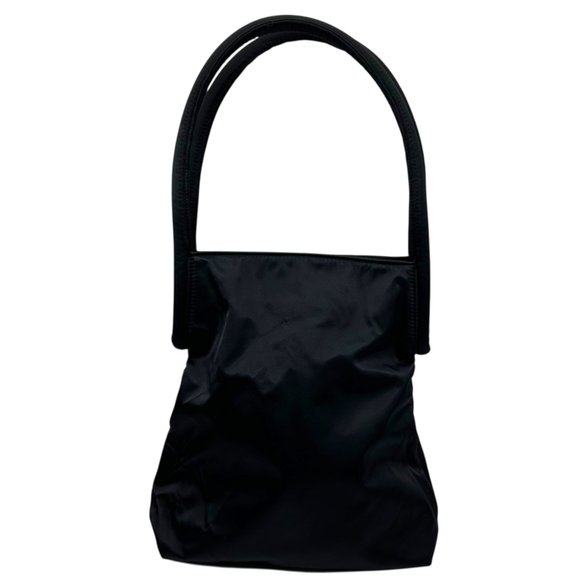 YOHJI YAMAMOTO+NOIR(ヨウジヤマモトプリュスノアール) Nylon Looping Bag ナイロン ルーピング バッグ ブラック ハンド ワンショルダー 肩掛け トート