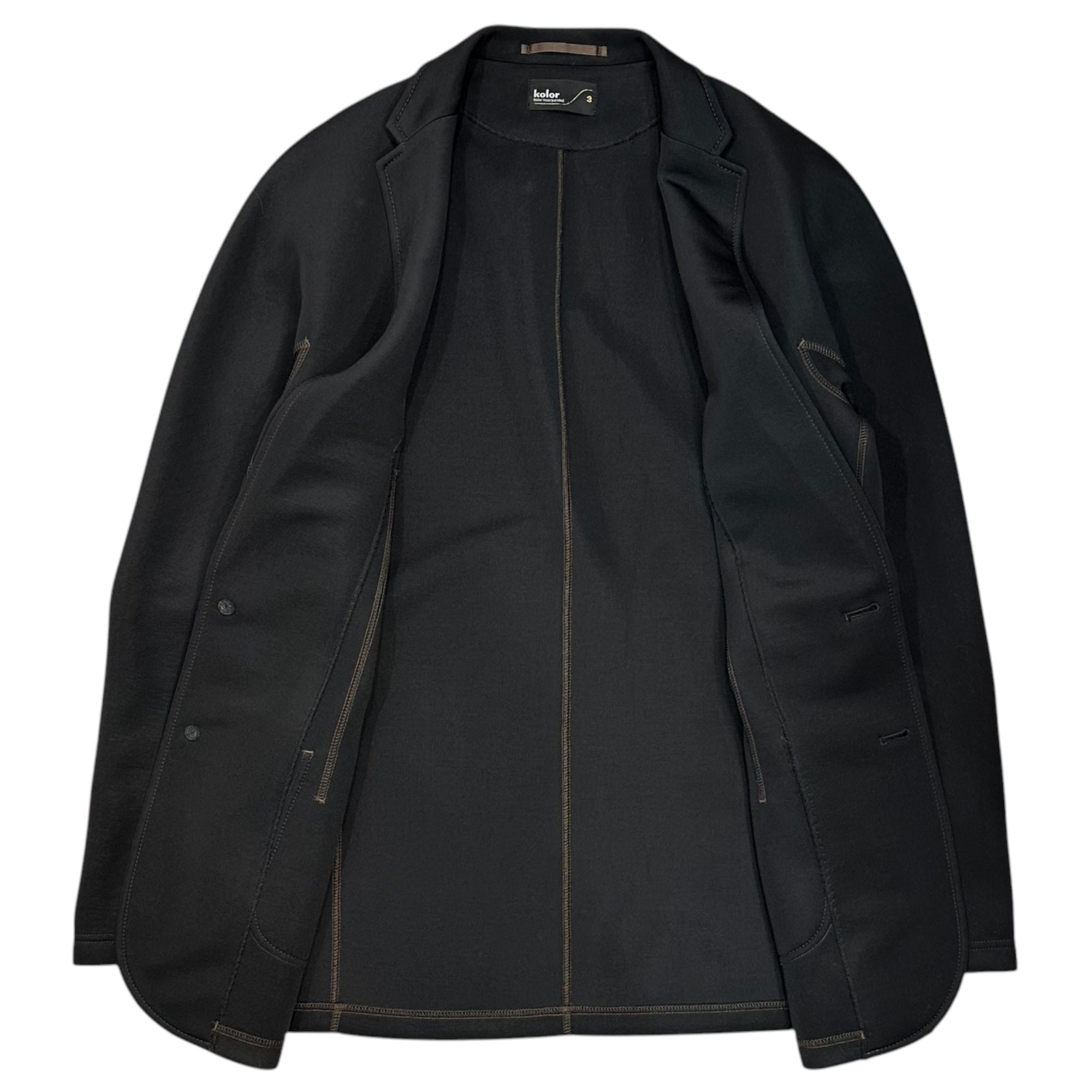 kolor(カラー) 2022SS Pe Danball 2B Jacket Pe ダンボール 2Bジャケット 22SCM-J07201 2 ブラック