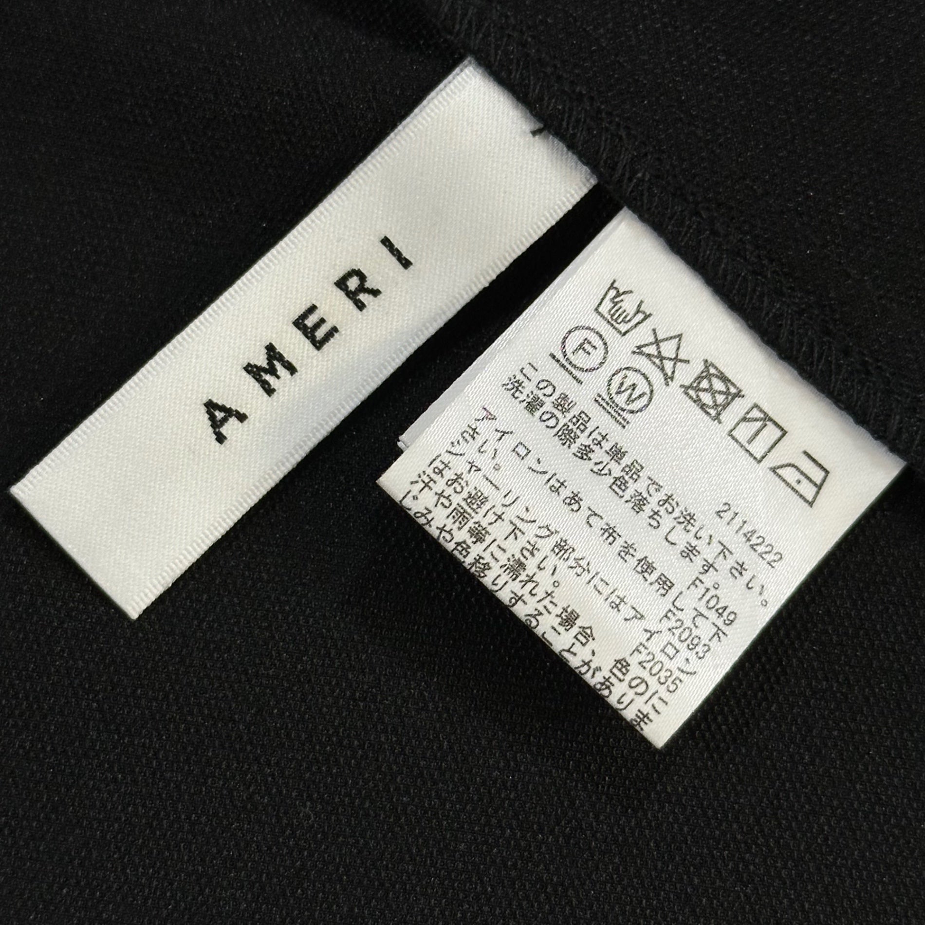 AMERI(アメリ) 2021SS CORSET DOCKING DRESS コルセットドッキングドレス ワンピース 01110541040 S ブラック