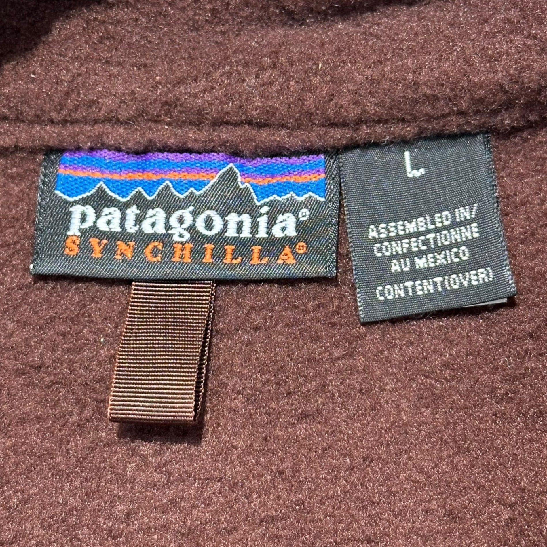 Patagonia(パタゴニア) 2002AW SYNCHILLA Half-Zip Fleece Pullover Jacket シンチラ ハーフジップ フリース プルオーバー ジャケット 25735 L ブラウン 00's アウトドア