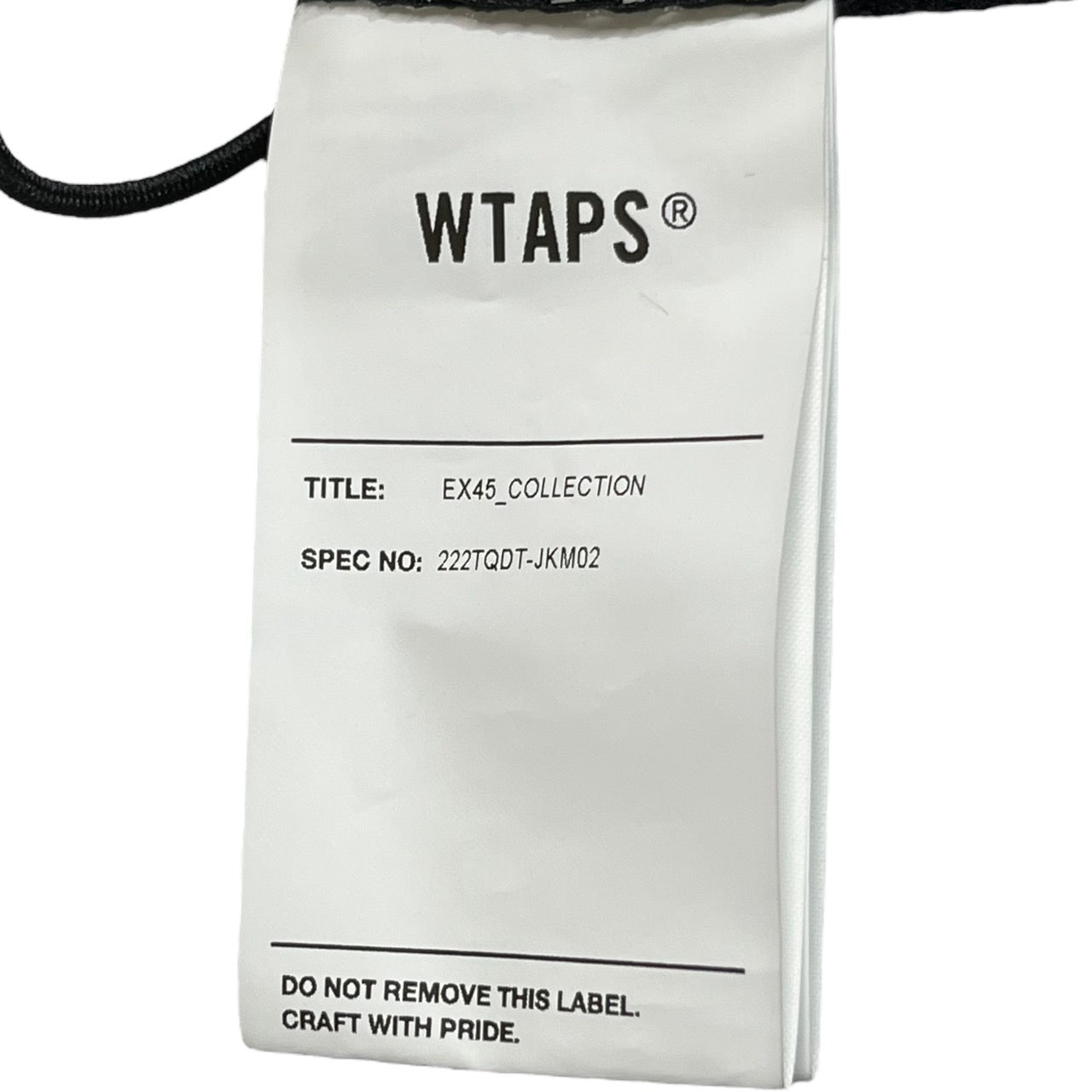 WTAPS(ダブルタップス) 22AW SMOCK 01 JACKET WTVUA BLACK 222TQDT-JKM02 SIZE 02(M) ブラック