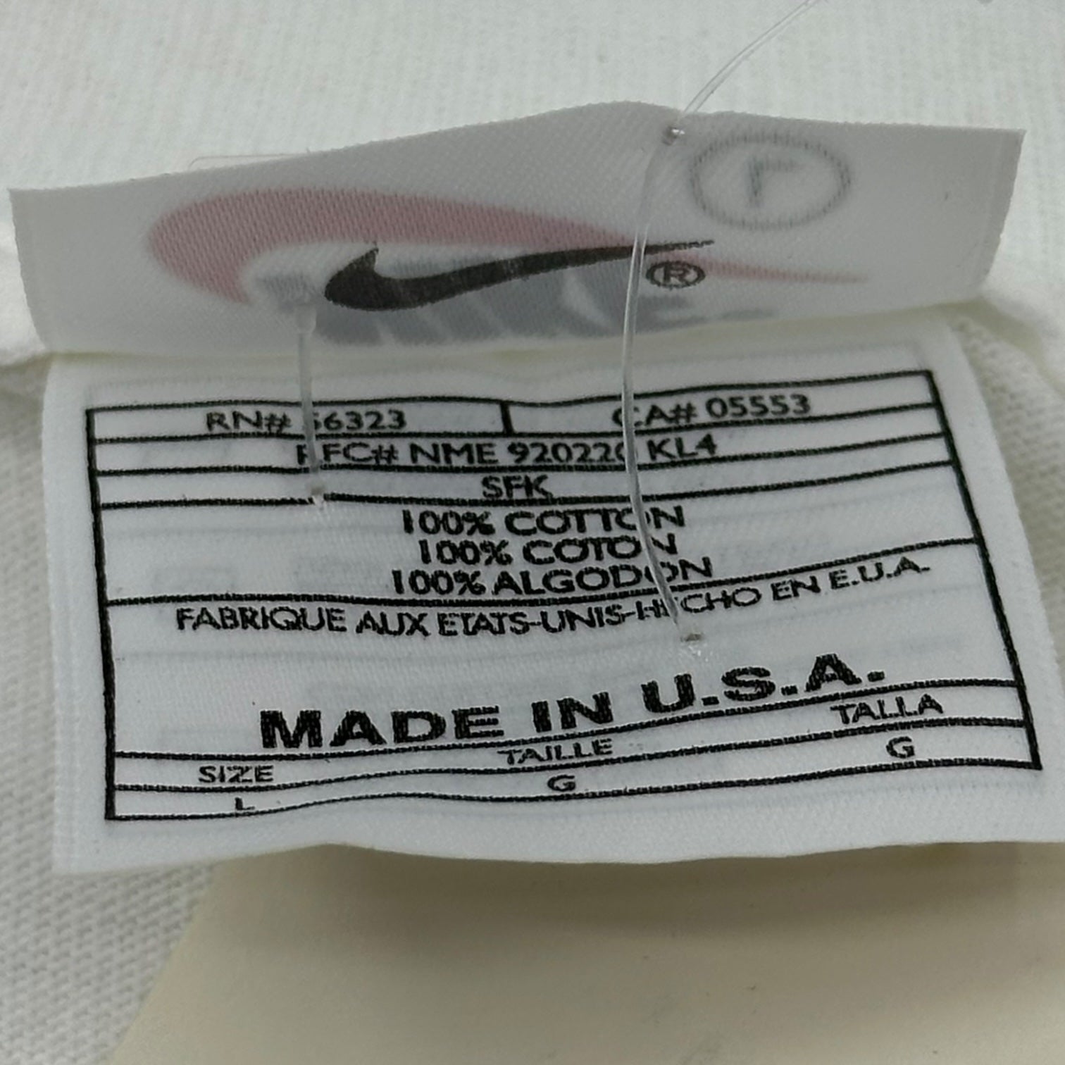 NIKE(ナイキ) 1996 Michael Jordan MVP Tee マイケル ジョーダン Tシャツ 670293-100 L ホワイト 90年代 90's ヴィンテージ