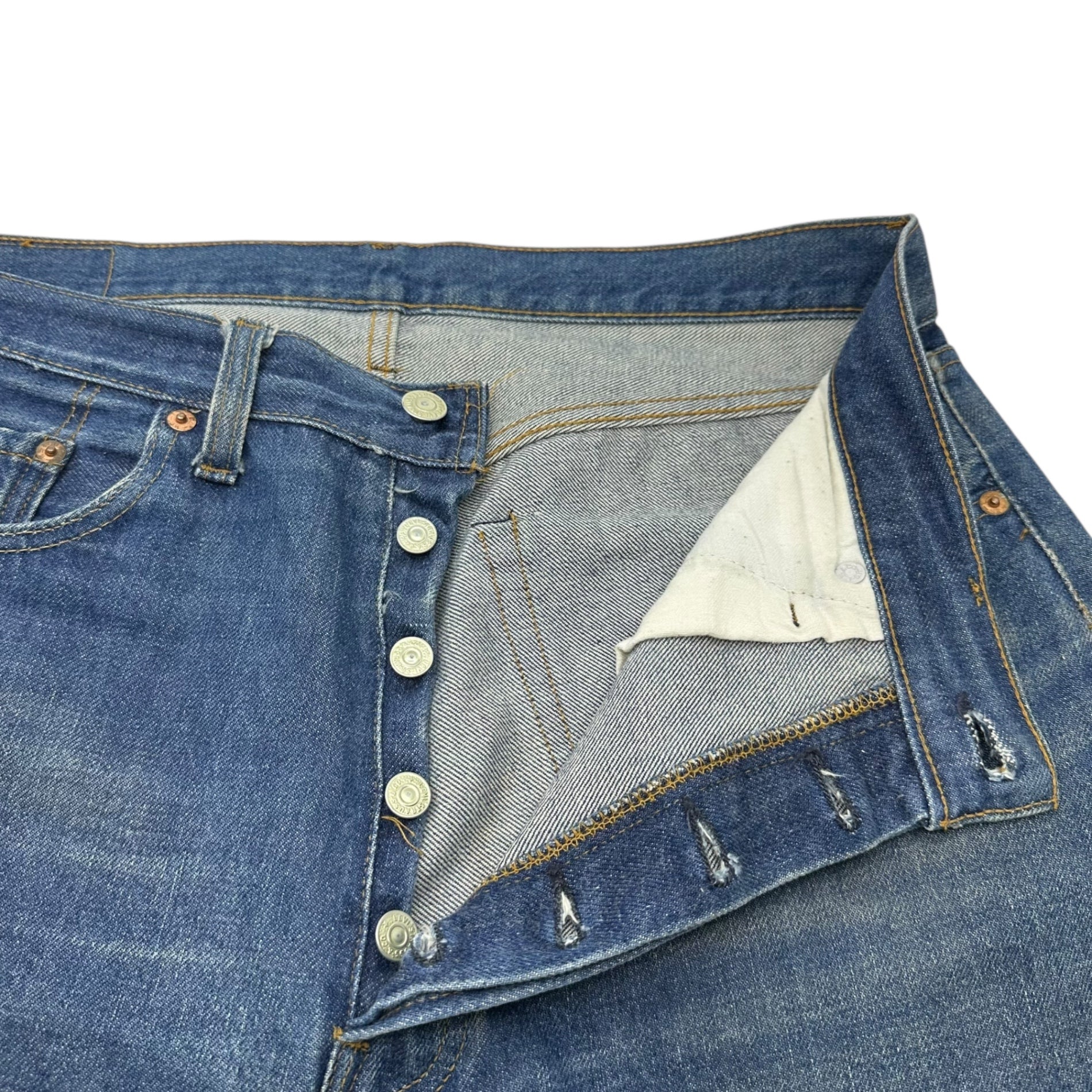 Y/Project(ワイプロジェクト) 17AW Double Center Reconstruction Design Denim Pants ダブル センター 再構築 デザイン デニム パンツ JEAN8-S14 S ライトインディゴ