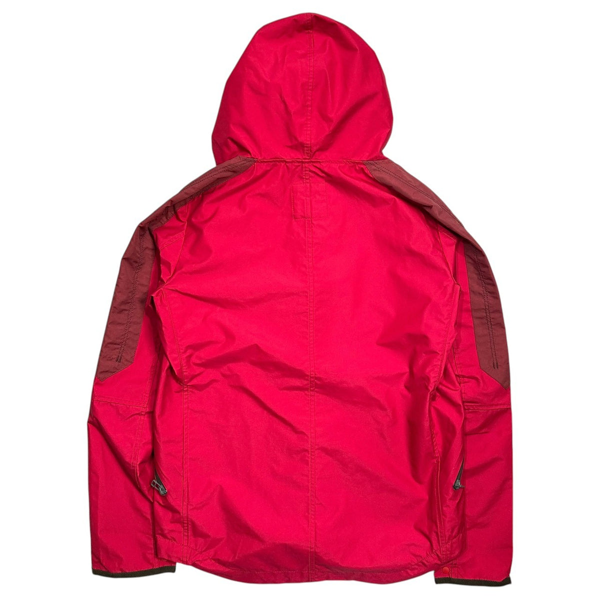 MARITHE FRANCOIS GIRBAUD(マリテフランソワジルボー) Old Double-Nylon Parka オールド ダブル ナイロン パーカー M7-4658 M レッド