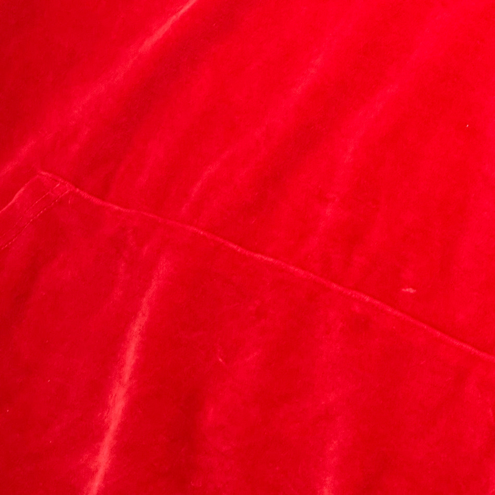 NEEDLES(ニードルズ) TRACK HOODY C/PE VELOUR トラック フーディ ベロア パーカー NS252 XL レッド