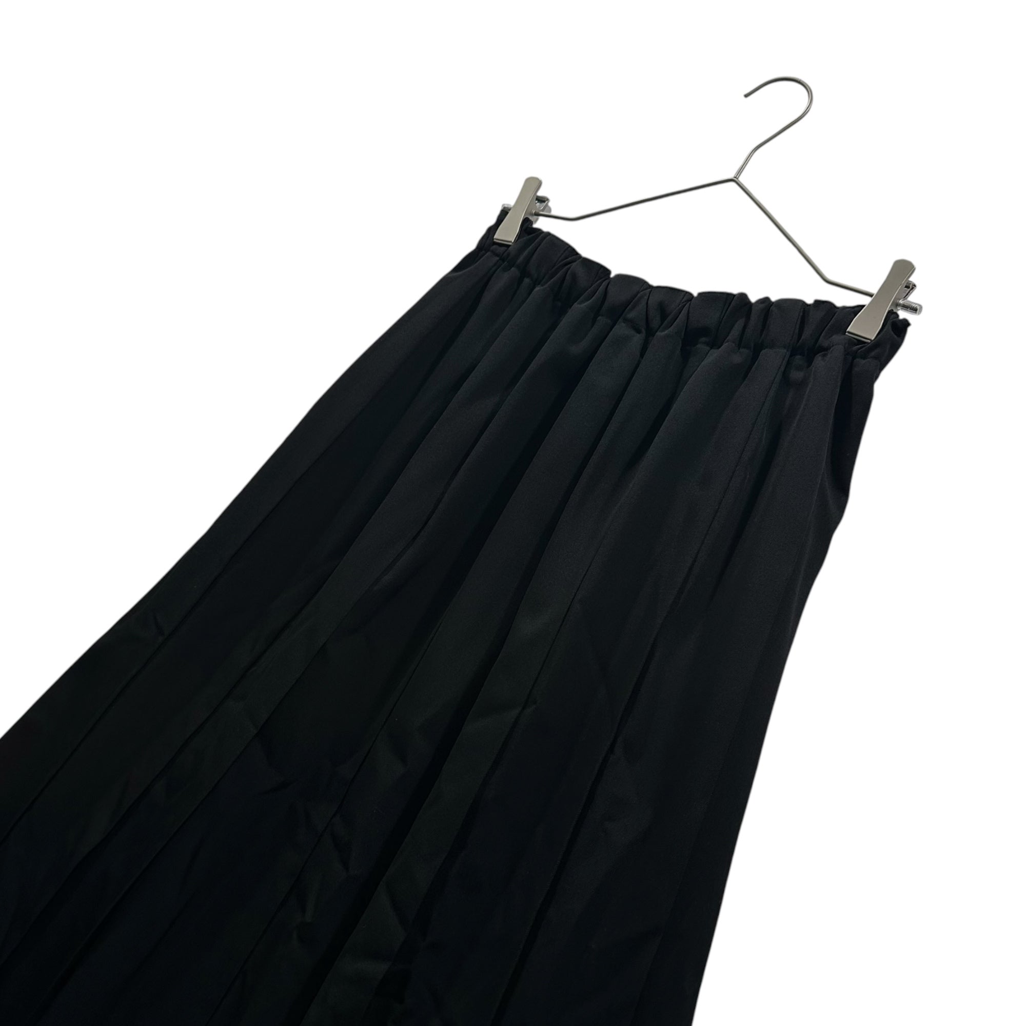 tricot COMME des GARCONS(トリココムデギャルソン) 1998SS Wool Gabardine Long Pleated Skirt ウールギャバジン ロング プリーツ スカート TS-070180 FREE ブラック AD1997 ヴィンテージ アーカイブ