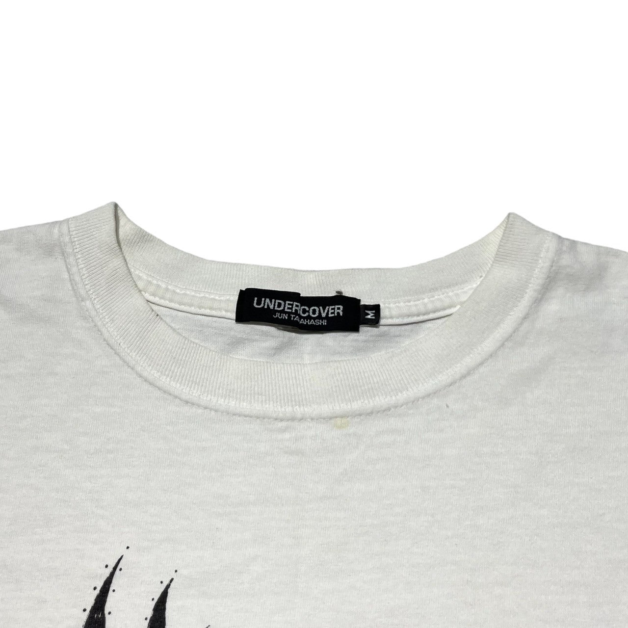 UNDERCOVER × MADSAKI(アンダーカバー×マッドサキ) OLD SKULL T-SHIRT オールド スカル Tシャツ M ホワイト×ブラック