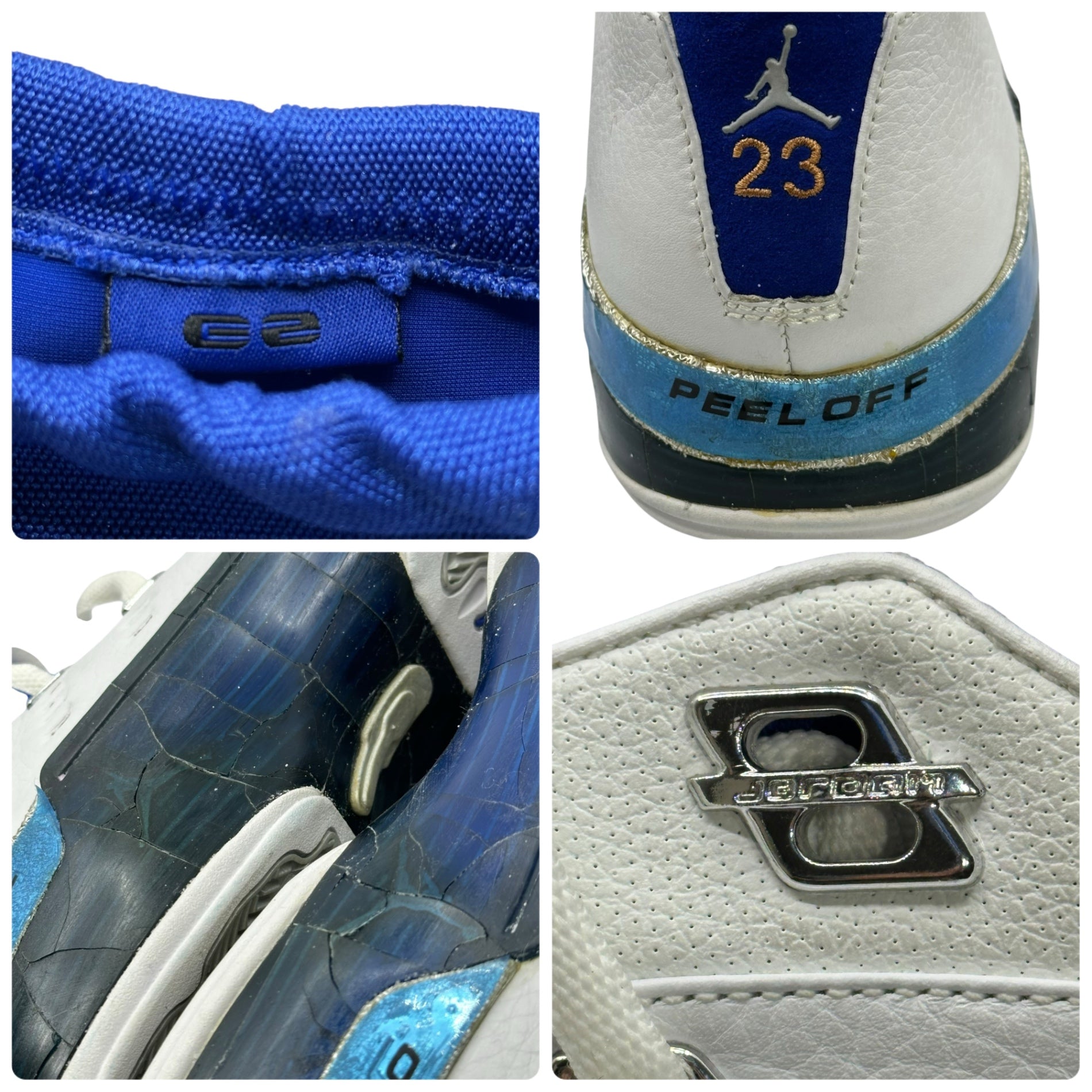 NIKE(ナイキ) 2001 AIR JORDAN 17 LOW MICHAEL JORDAN PLAYERS EXCLUSIVE SAMPLE エアジョーダン ロー サンプル品 3BM060-M16-9 31cm(ジョーダンサイズ) ホワイト×ブルー スニーカー 箱付