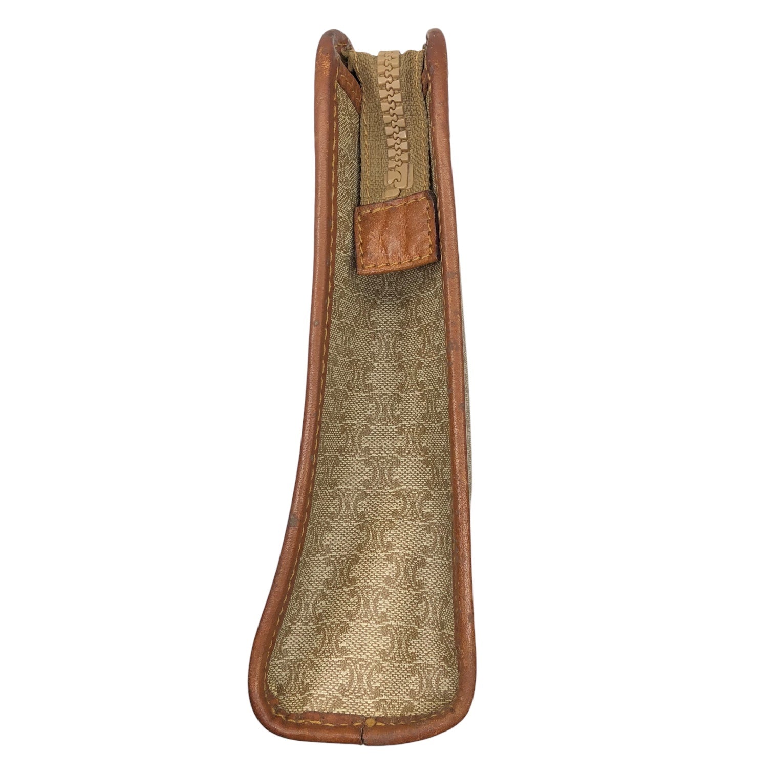 CELINE(セリーヌ) Macadam pattern clutch bag マカダム柄 クラッチ バッグ M06 ブラウン OLD CELINE ヴィンテージ セカンド ポーチ