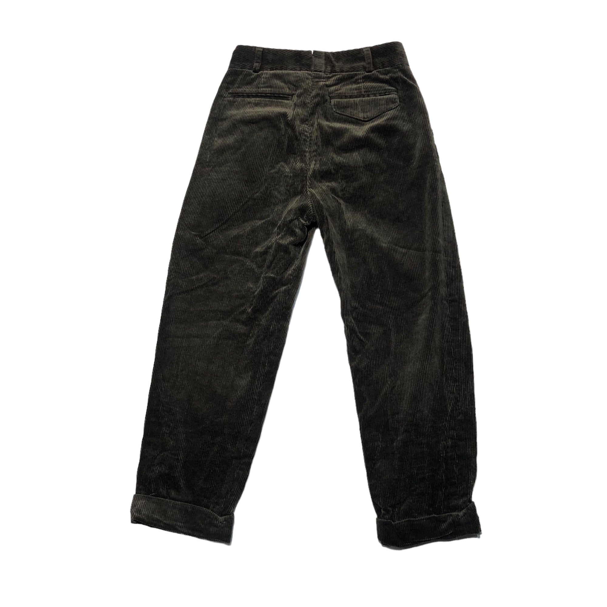 MARGARET HOWELL(マーガレットハウエル) 17AW corduroy setup コーデュロイ セットアップ スーツ 578-7220003 SIZE 2&1 ダークカーキ