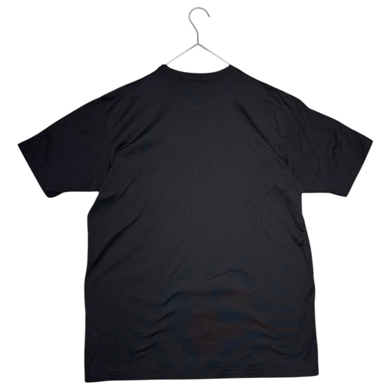 COMME des GARCONS HOMME(コムデギャルソンオム) 18SS CdGH paint print crew neck T-shirt ロゴ プリント Tシャツ HA-T008 L ネイビー×レッド AD2017