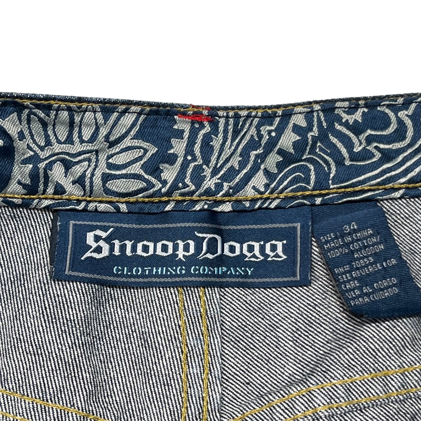 SNOOP DOGG(スヌープドッグ) denim shorts デニム ハーフパンツ ショーツ 34 インディゴ