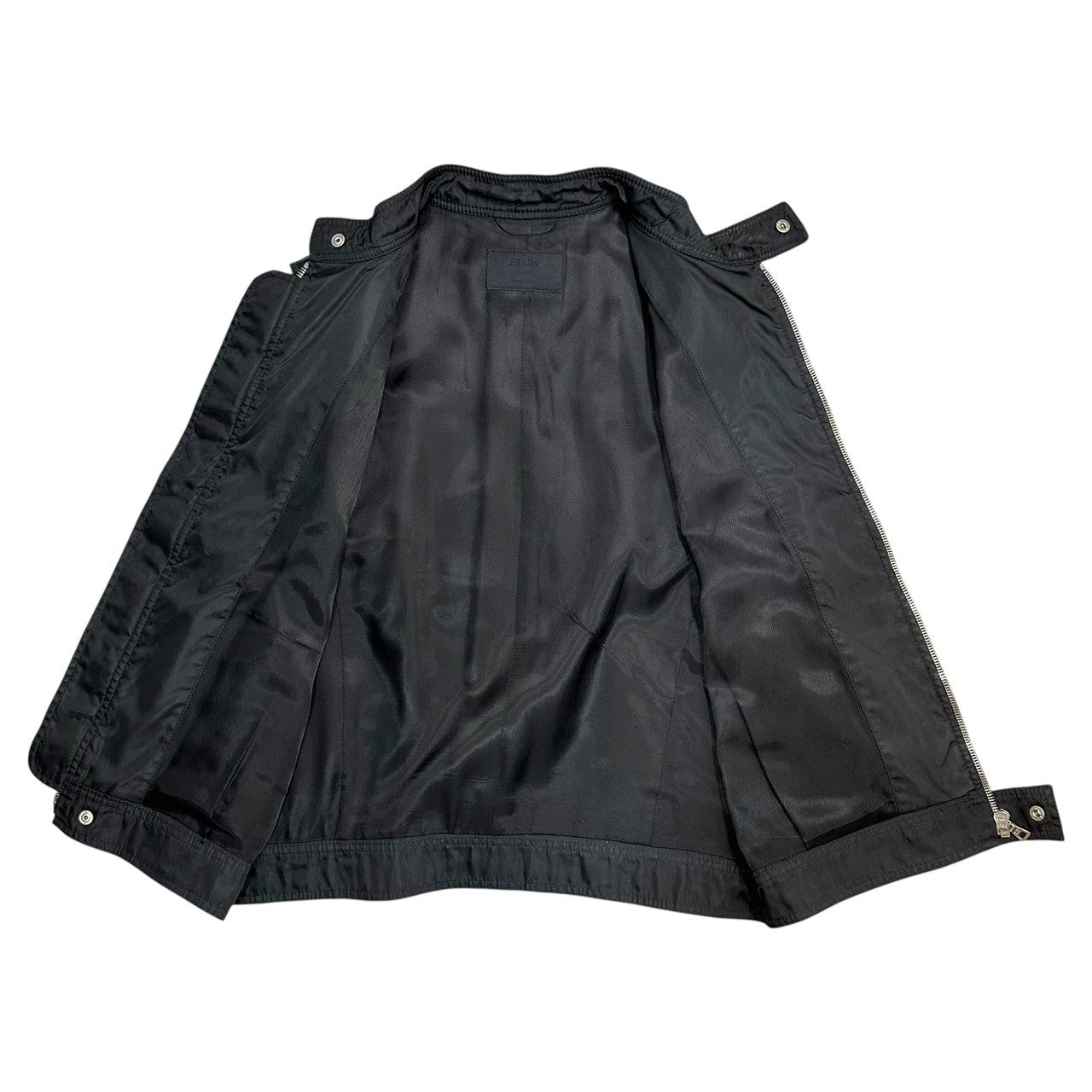 PRADA(プラダ) 1996 Archive Leather Nylon Docking Vest アーカイブ レザー ナイロン ドッキング ベスト M ブラック 90's 90年代