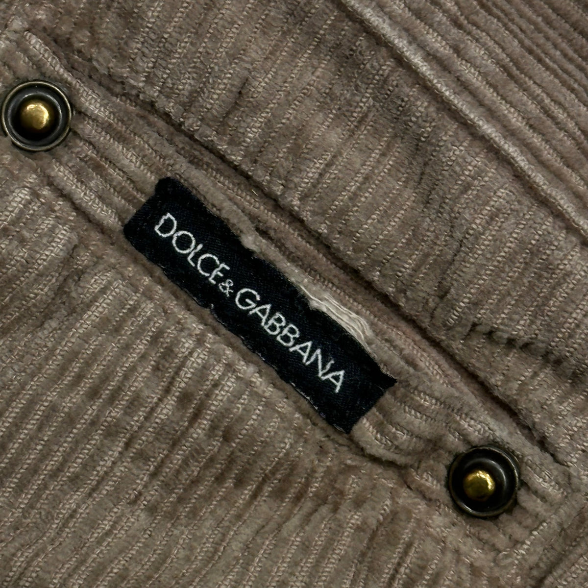 DOLCE&GABBANA(ドルチェ&ガッバーナドルガバ) 10 corso como Corduroy pants ディエチコルソコモ コムデギャルソン コーデュロイ パンツ 46 ベージュ