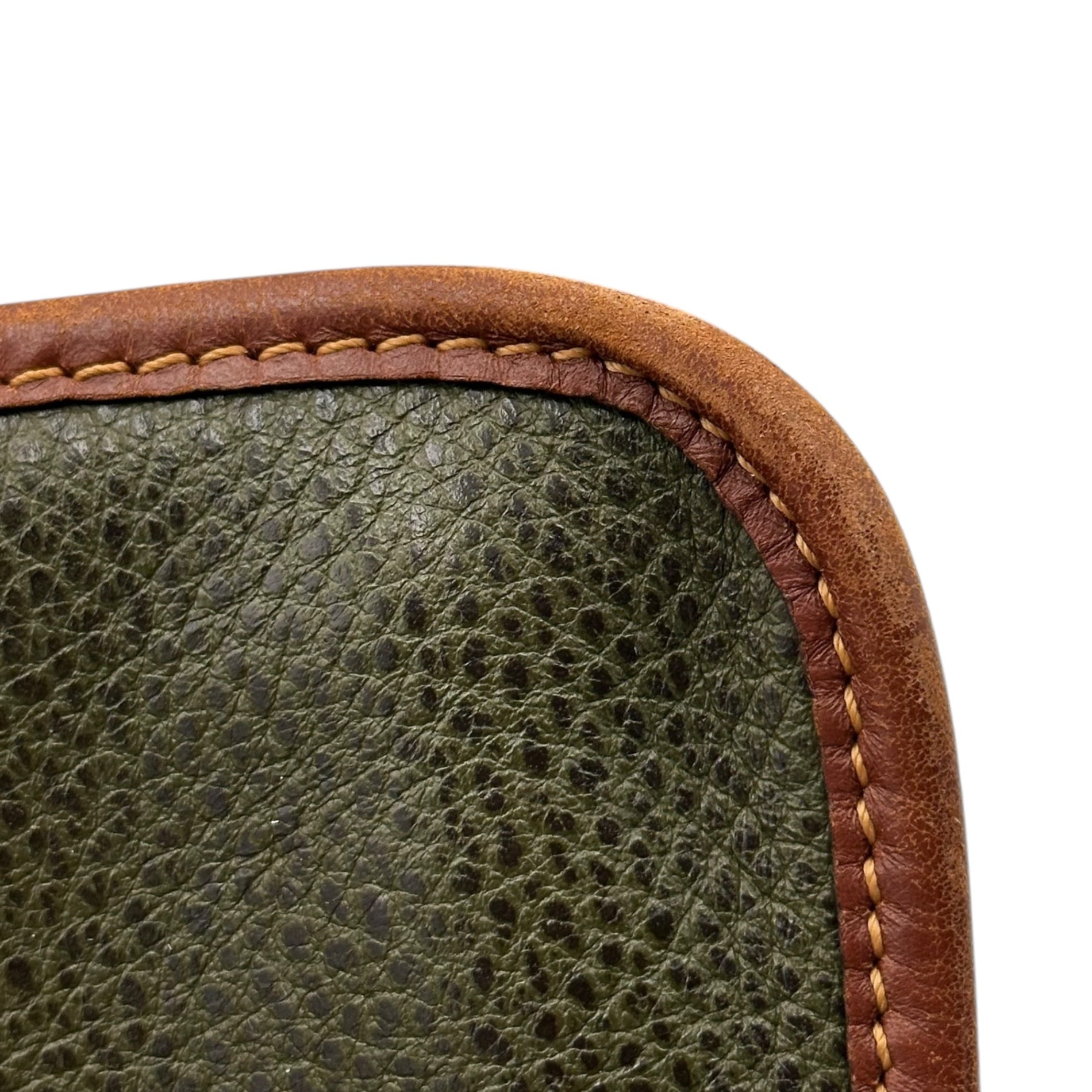 COACH(コーチ) 90's Turnlock Shoulder Leather Flap Bag 90年代 ターンロック ショルダー レザー フラップ バッグ 0521-315 グリーン×ブラウン オールドコーチ OLD COACH シェリダンコレクション ヴィンテージ