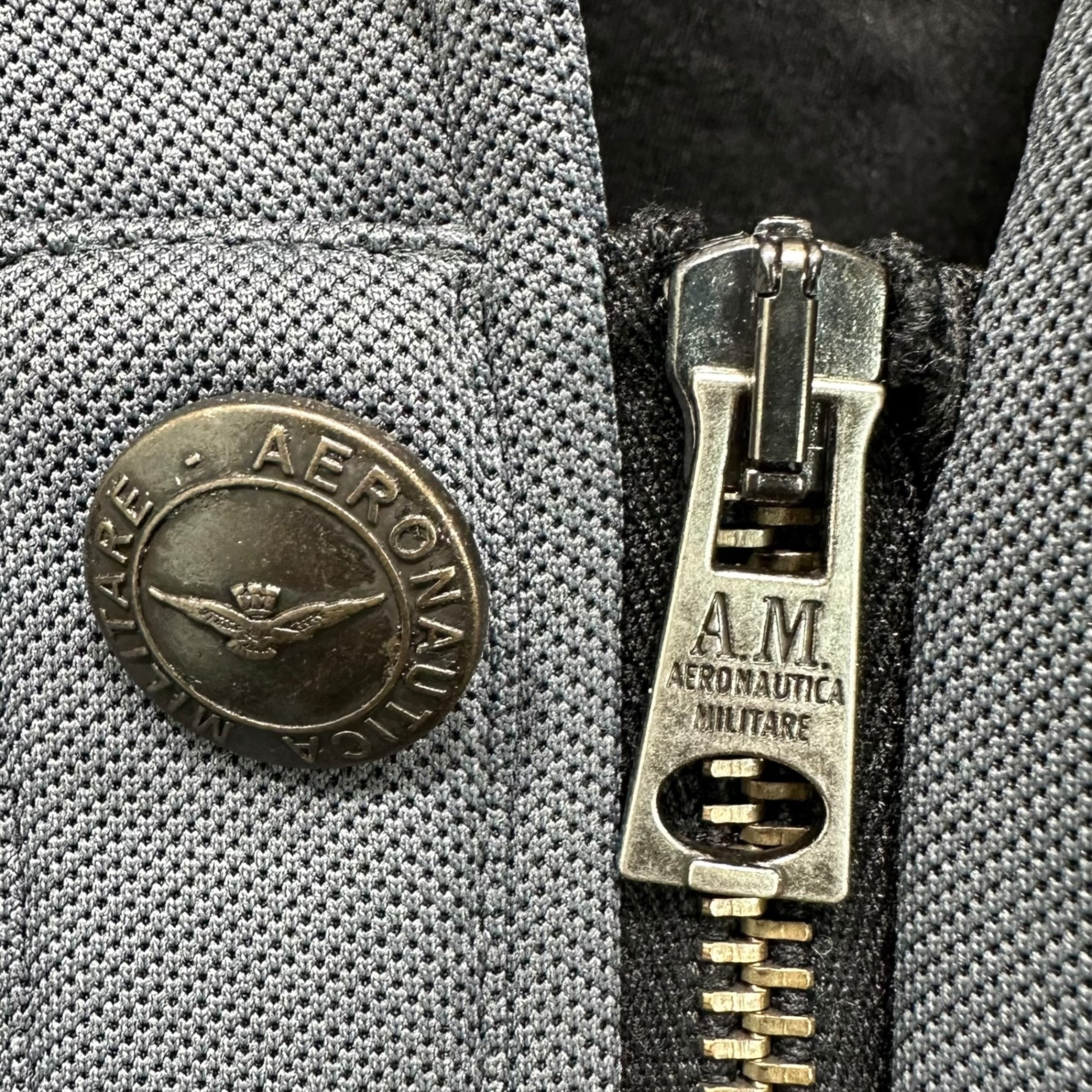 Aeronautica Militare(アエロナウティカ ミリターレ) Pilot Jacket パイロット ジャケット 50(XL) グレー