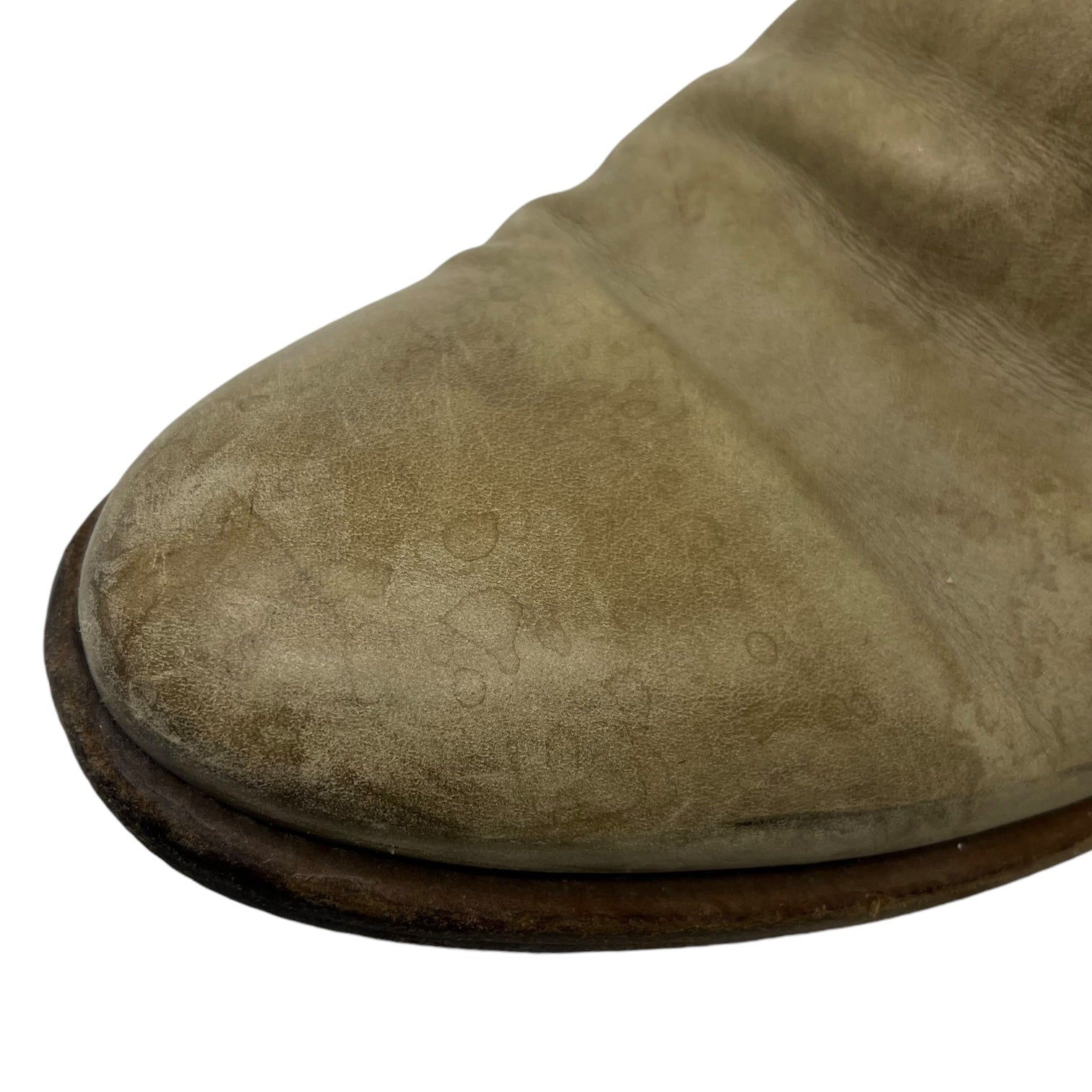 Dior HOMME(ディオールオム) 00's side zip pecos boots サイドジップ ペコス ブーツ クリスヴァンアッシュ期 8E BU 42(27.0cm程度) アイボリー