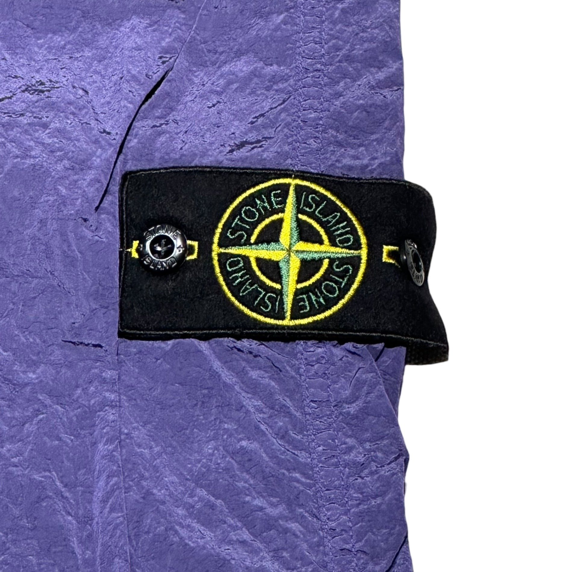 STONE ISLAND(ストーンアイランド) 24SS NYLON METAL PANTS ナイロン メタル パンツ 801532519 W32 パープル