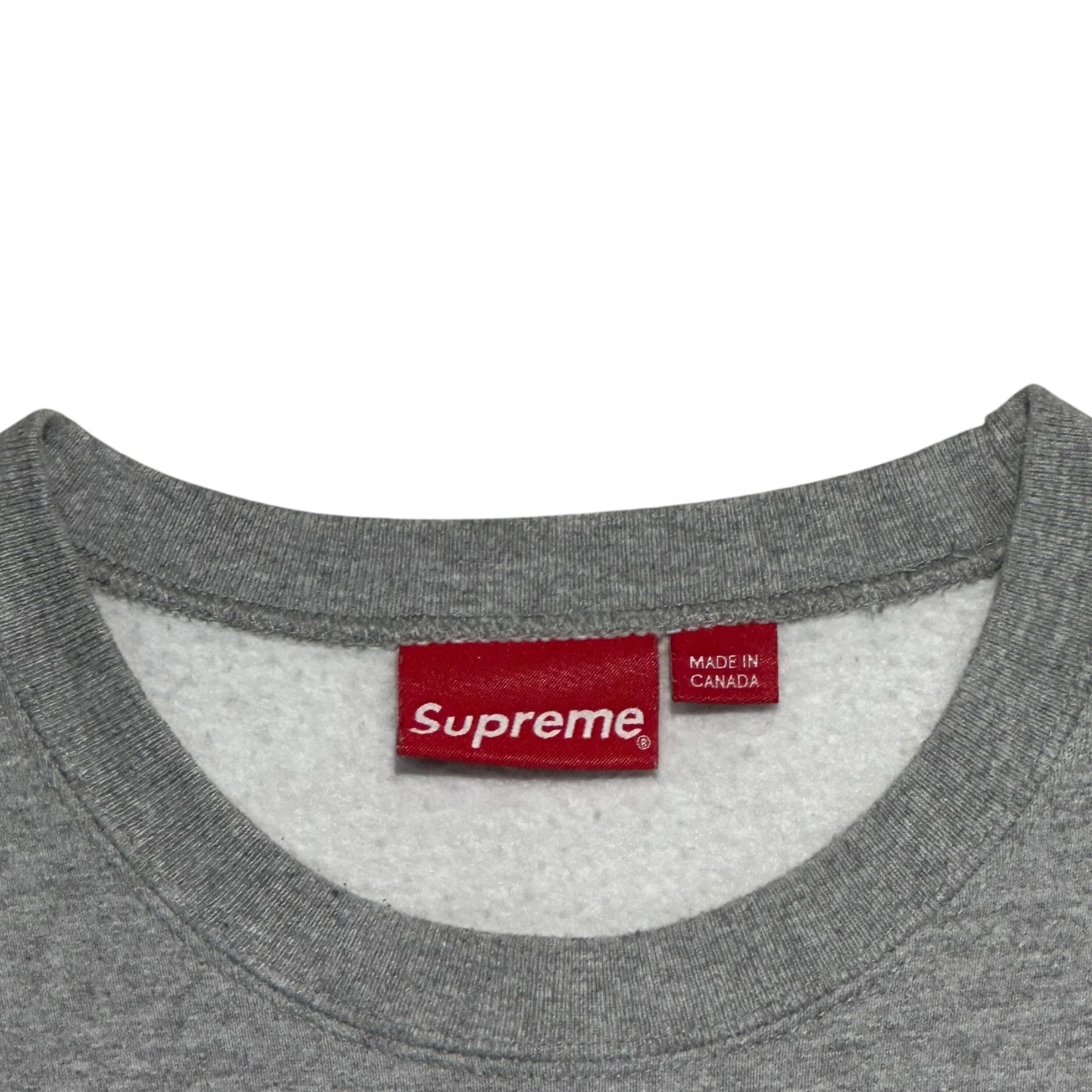 SUPREME(シュプリーム) 22AW Box Logo Crewneck Heather Grey ボックスロゴ クルーネック スウェット L グレー 22FW