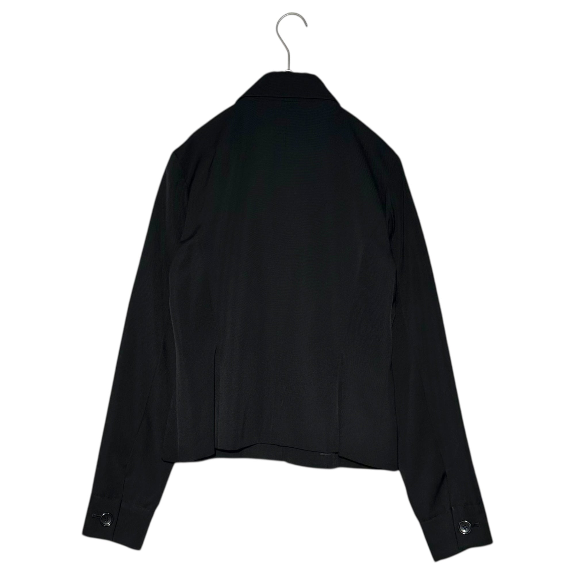 Y's bis(ワイズビス) 80's~90's Wool Gabardine Zip-Up Jacket ウール ギャバジン ジップアップ ジャケット IQ-Y33-109 表記無(S程度) ブラック i wish 80年代~90年代