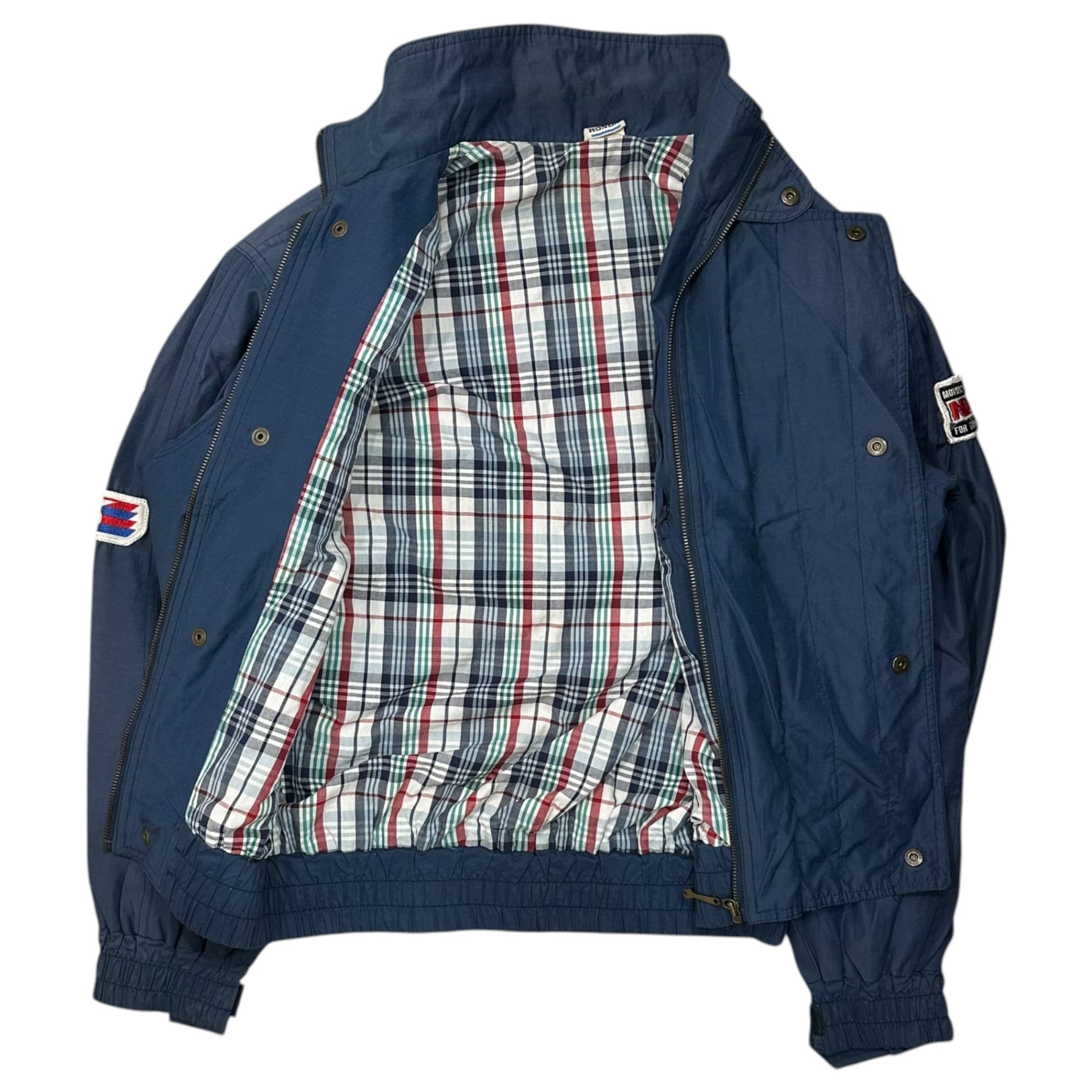 HONDA(ホンダ) 90's Vintage Patch Single Blouson 90年代 ヴィンテージ パッチ シングル ブルゾン L ネイビー