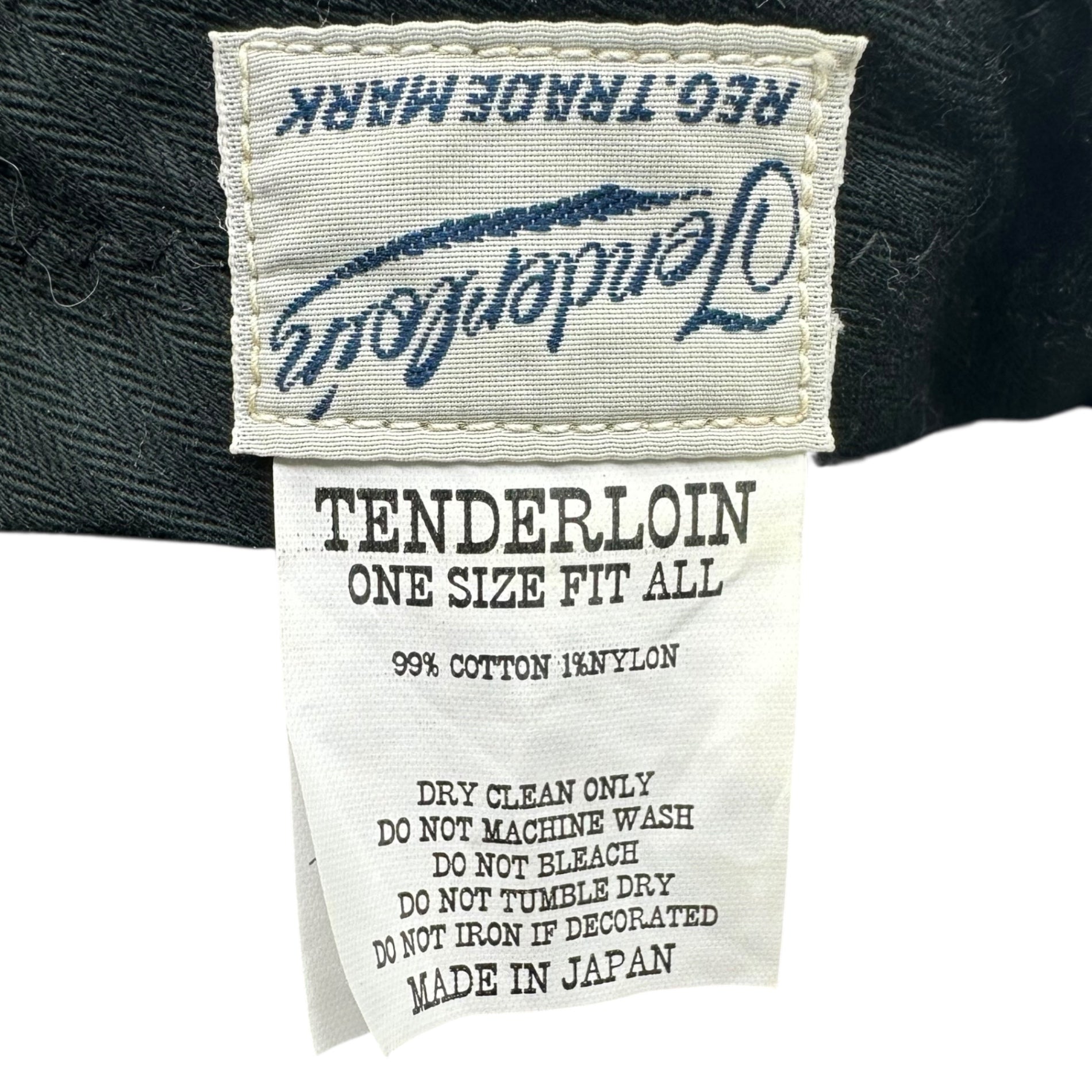 TENDERLOIN(テンダーロイン) 'T-TRUCKER CAP SO' ストライプ トラッカー キャップ ネイビー 帽子