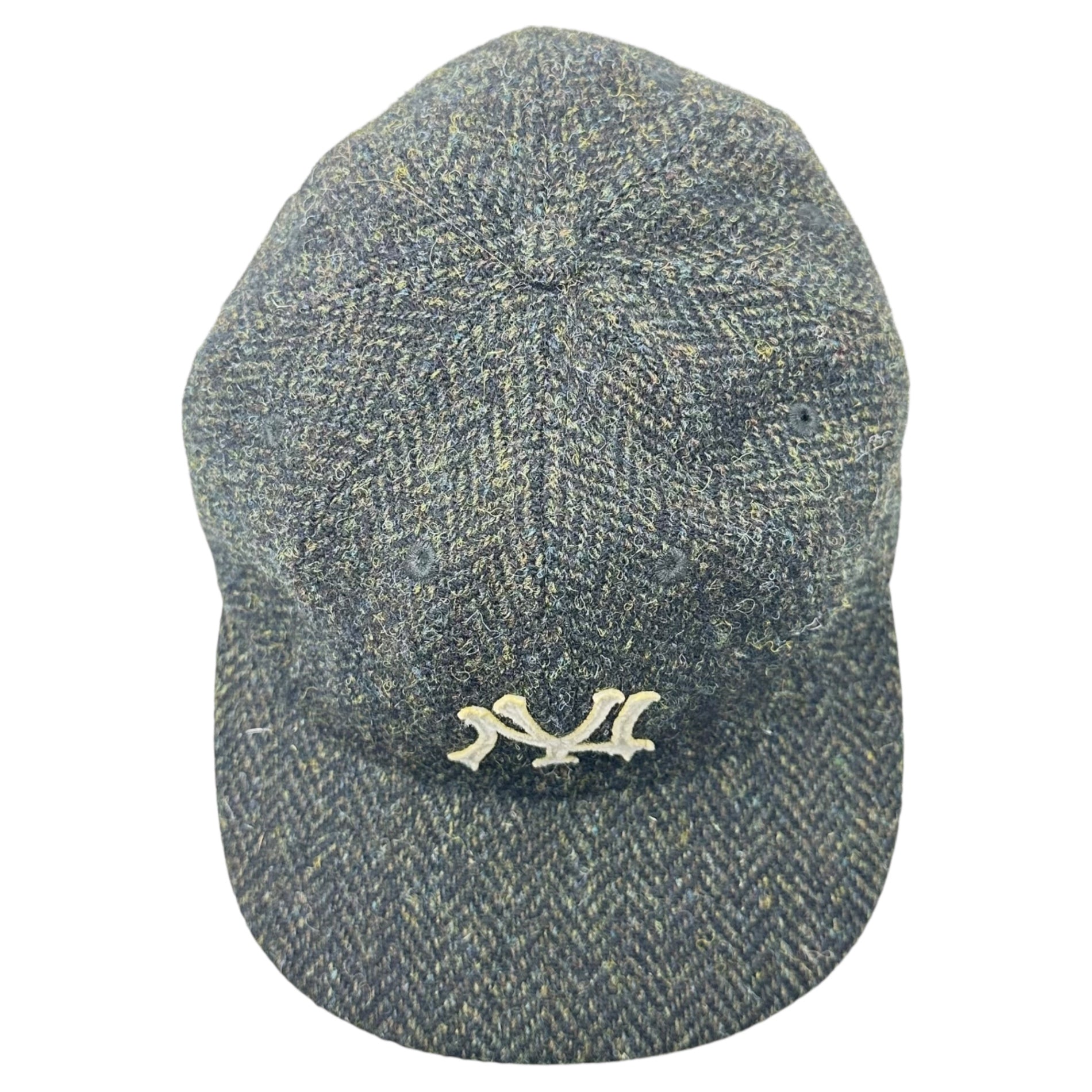 NEW ERA × COOPERSTOWN(ニューエラ × クーパーズタウン) Harris Tweed Wool New York Yankees 8 Panel Cap ハリスツイード ウール ニューヨークヤンキース 8パネル キャップ 7 1/4(57.7cm) ダークグリーン