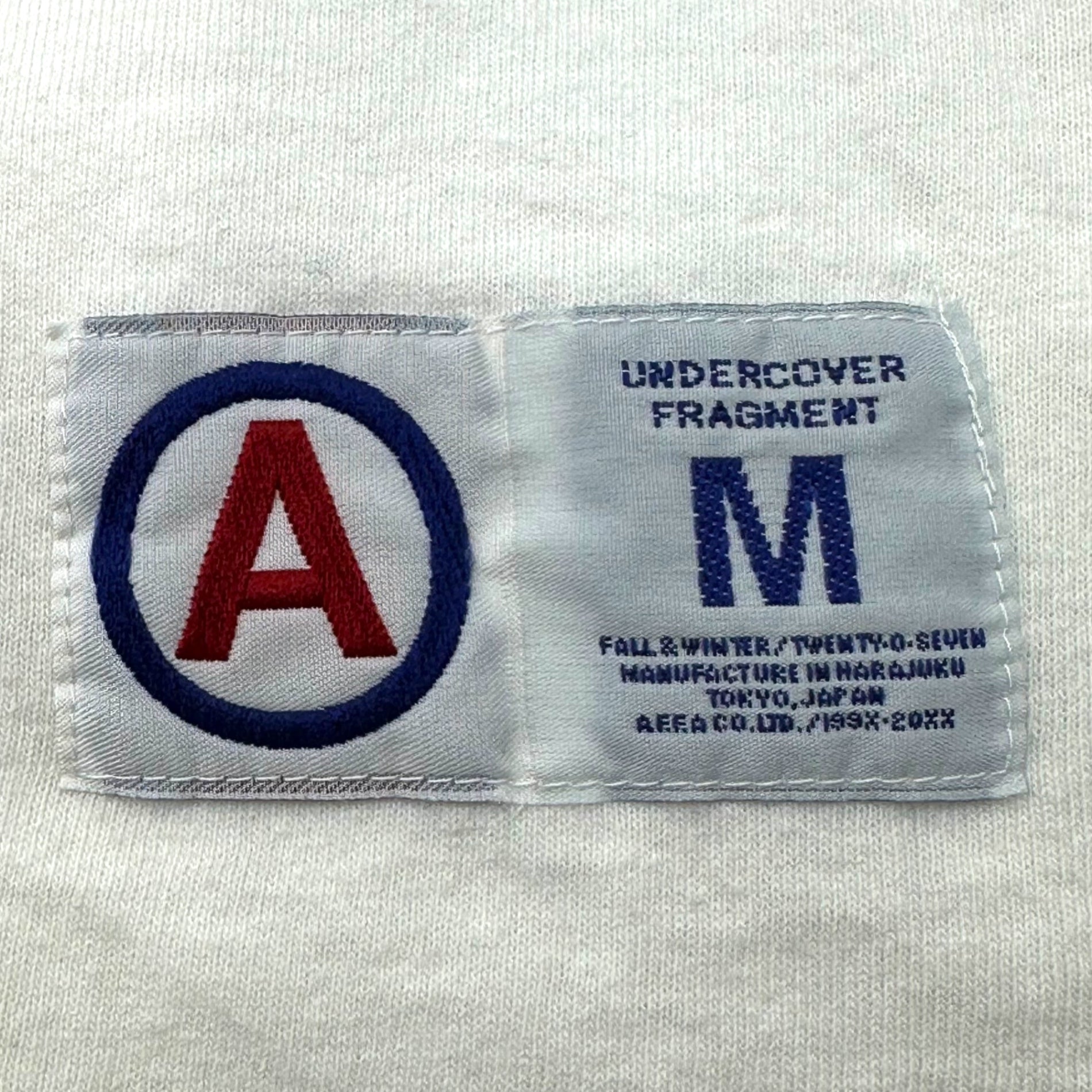 AFFA(エーエフエフエー) 90's Early spider check raglan cut and sew 初期 スパイダー チェック ラグラン カットソー AF745 M ホワイト×ブラック