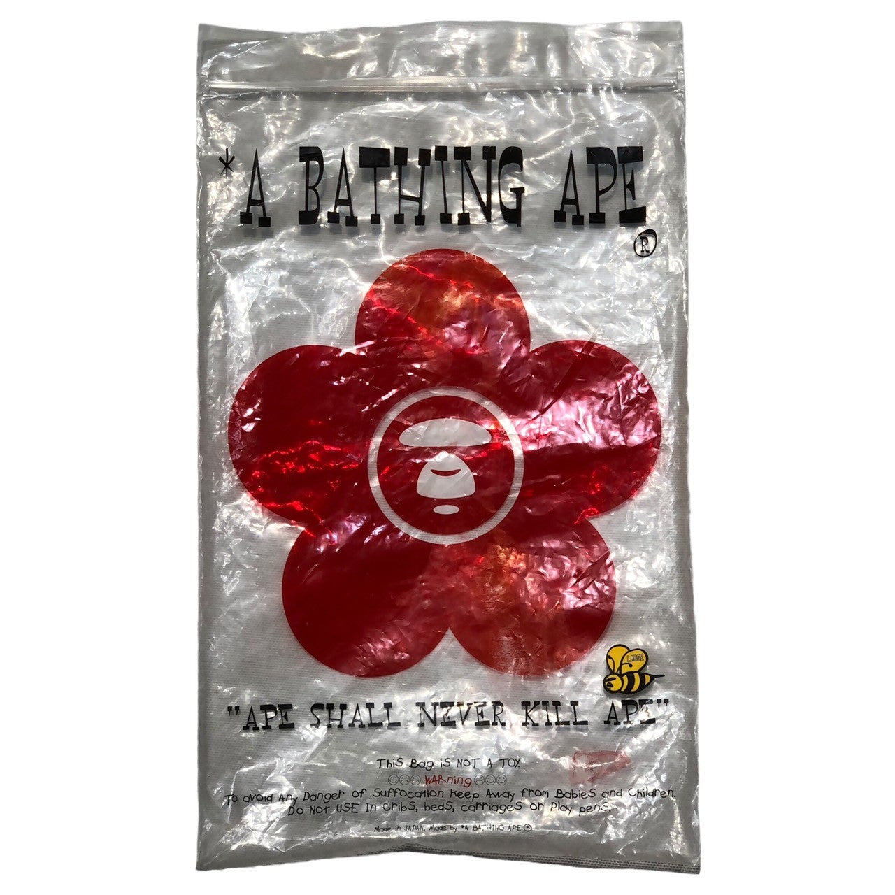 A BATHING APE(アベイシングエイプ) 90's BAPE HEADS SHOW 1999 Tee プリント Tシャツ L ホワイト Welcome to The Bape World 90年代 アーカイブ