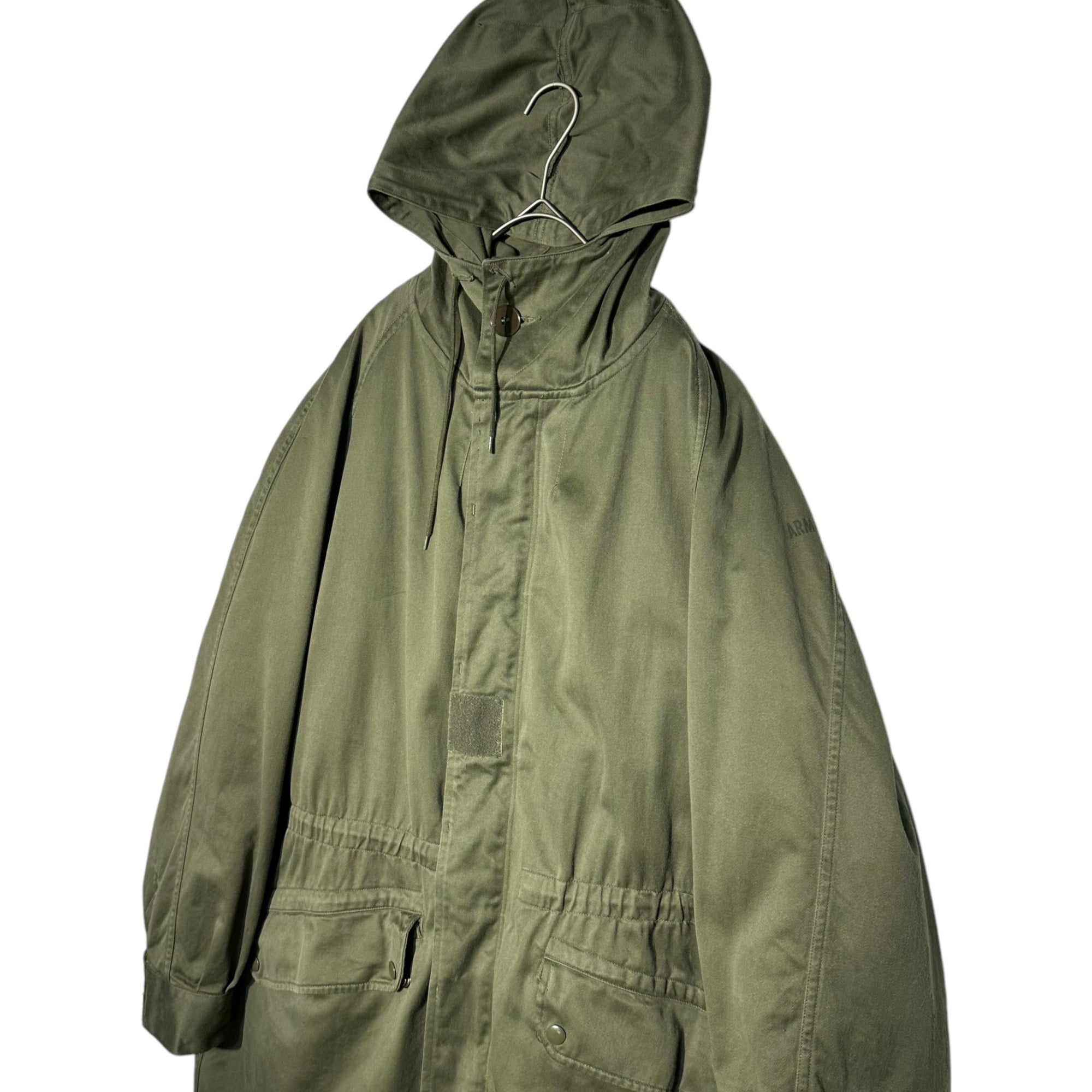 FRENCH MILITARY(フランス軍) 70's M-64 "WAREIN" FIELD PARKA ワレイン社 フィールド パーカー モッズ コート ライナー付 92C(XL程度) オリーブ 1974年製 70年代 ヴィンテージ