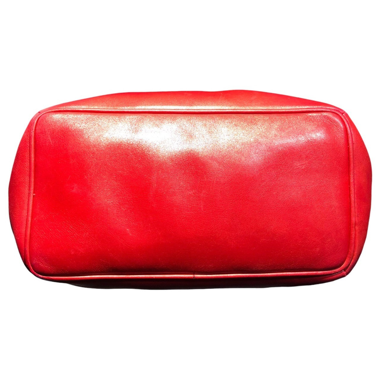 Christian Dior(クリスチャンディオール) 2WAY leather shoulder bag ロゴ チャーム 2WAY レザー ショルダー バッグ レッド ロゴ チャーム ハンド ヴィンテージ OLD