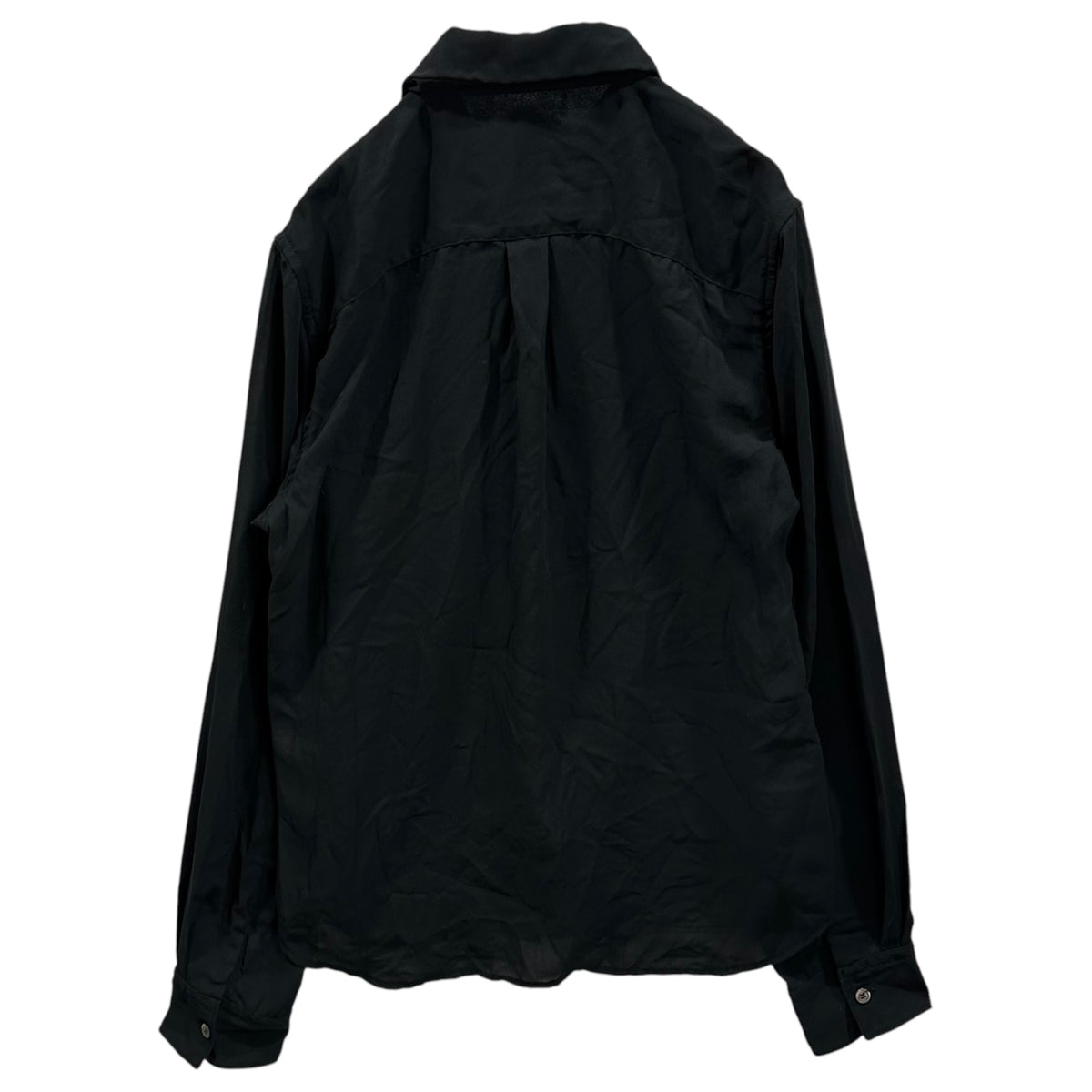COMME des GARCONS(コムデギャルソン) 2007AW Front-Embellished Sequin L/S Blouse フロント スパンコール 装飾 長袖 ブラウス GT-B024 S ブラック×ゴールド AD2007 00s アーカイブ