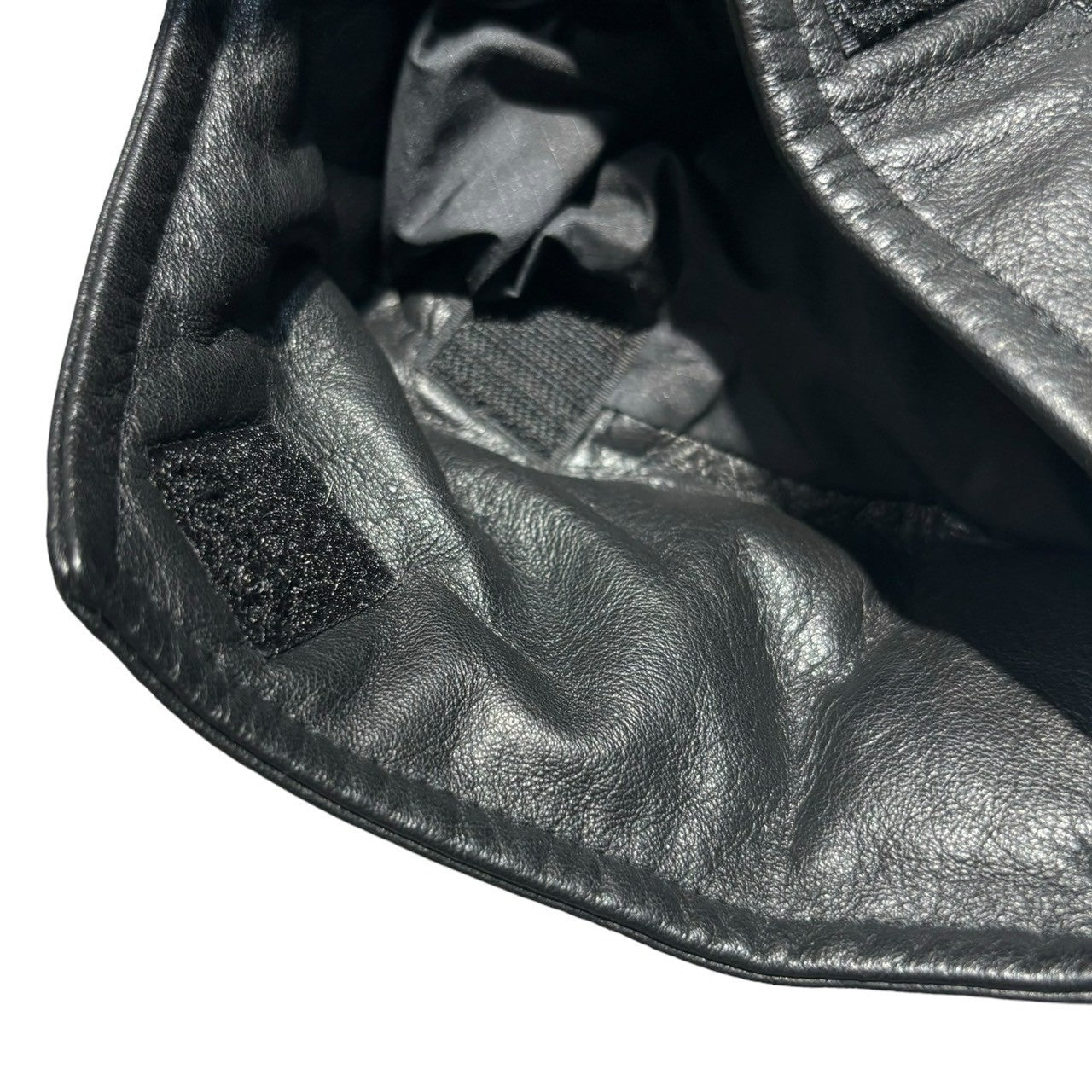 BAPE BY A BATHING APE(ベイプ バイ アベイシングエイプ) M-65 type leather down jacket M-65タイプ レザーダウン ジャケット XL ブラック SAMPLE品