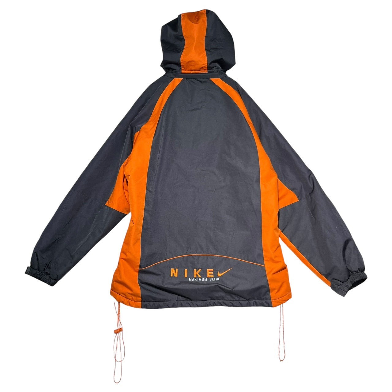 NIKE ACG(ナイキエーシージー) 00's Unlimited Sport Hooded Fleece Lined Jacket フリース マウンテンパーカー グレー×オレンジ ジャケット