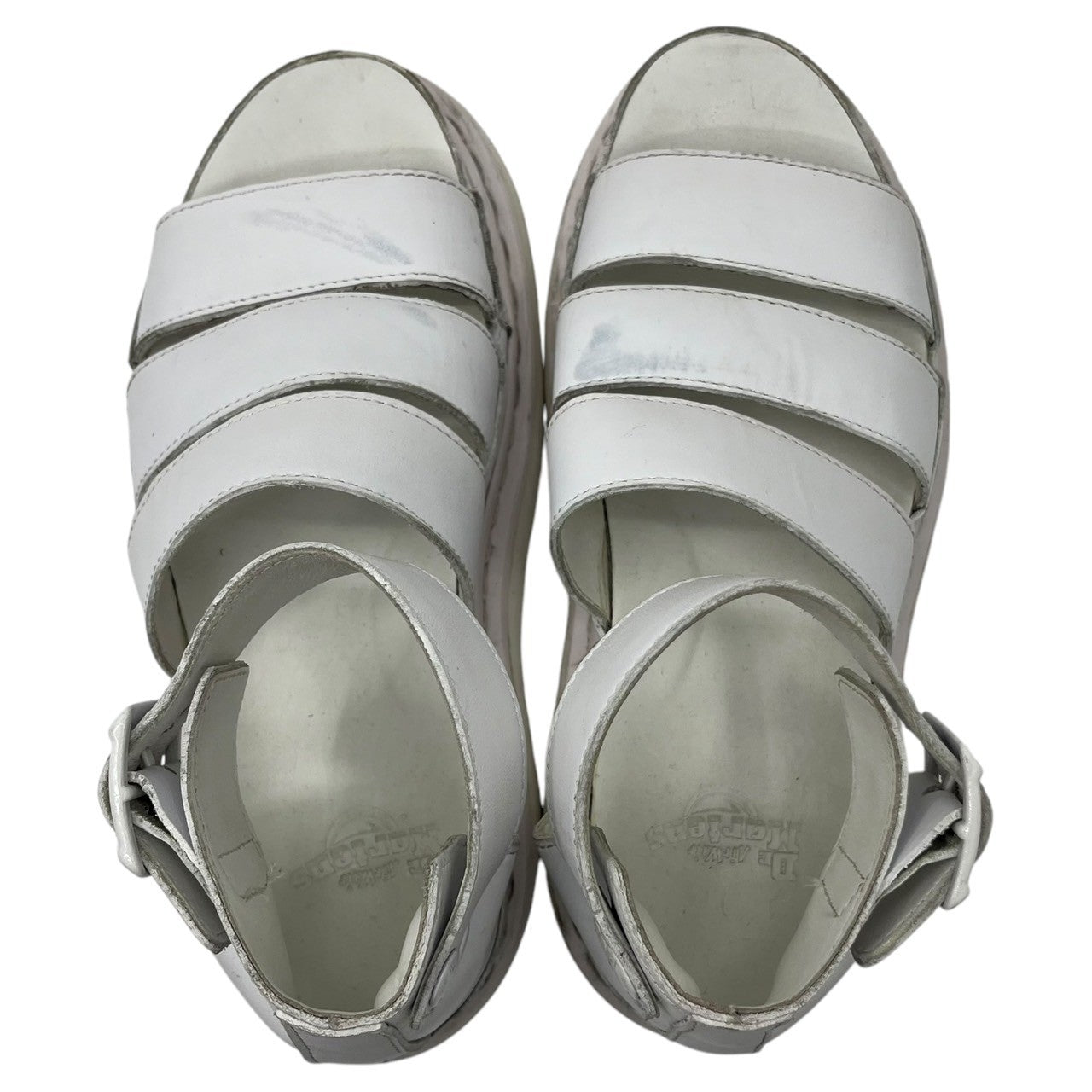 DR.MARTENS(ドクターマーチン) CLARISSA クラリッサ レザー ストラップ サンダル CK12P 38(24cm程度) ホワイト