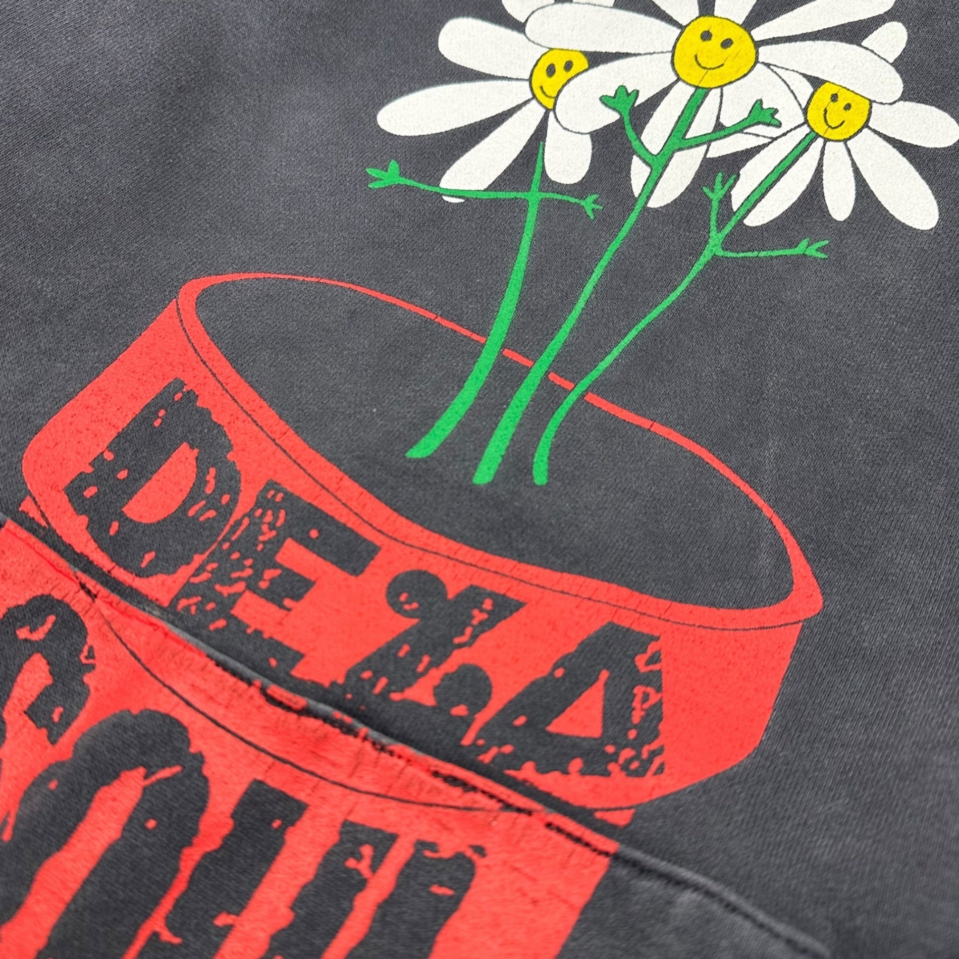 SAINT MICHAEL(セントマイケル) 25AW DLS HOODIE DE LA SOUL デラソウル フーディ パーカー SM-HR1-0000-C19 XL ブラック