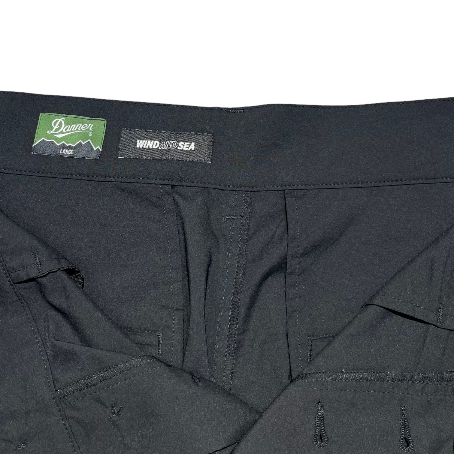 DANNER×WIND AND SEA(ウィンダンシー×ダナー) Utility Shorts ユーティリティ ショーツ 422A1150299 L ブラック ハーフ パンツ ショート