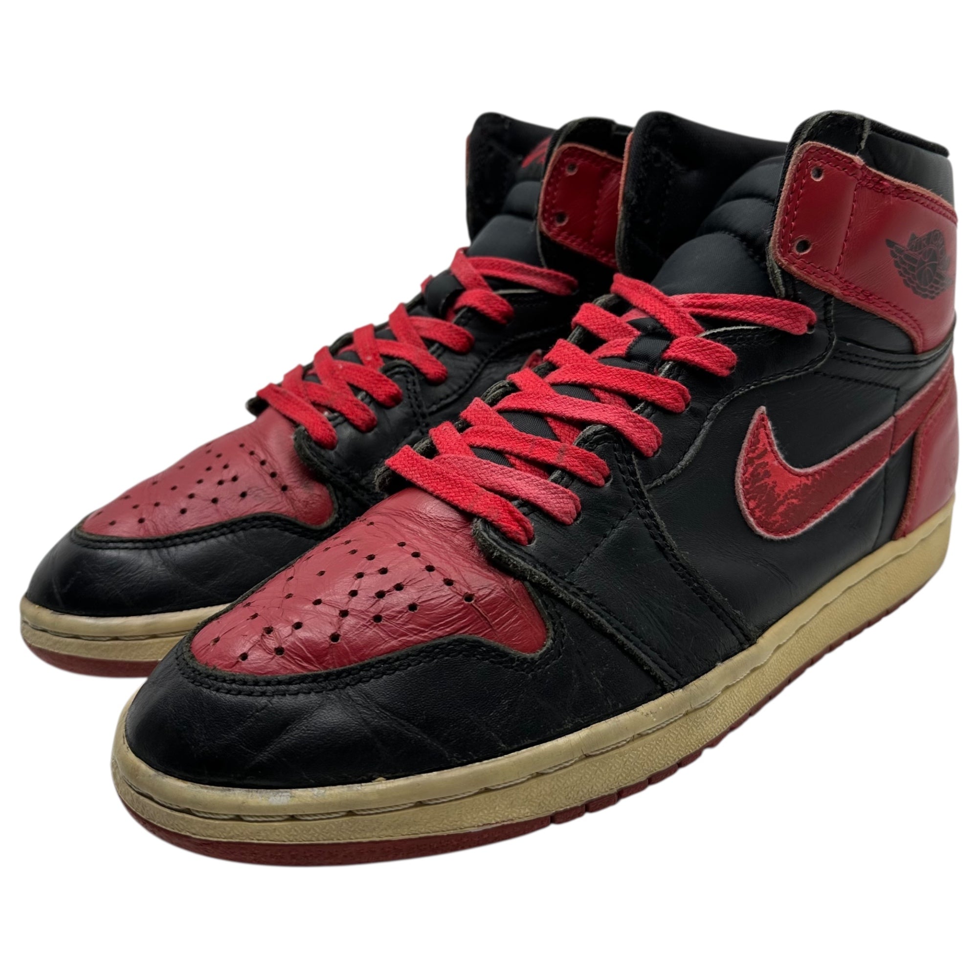 NIKE(ナイキ) 1994 AIR JORDAN 1 BRED エアジョーダン 1 ブレッド 130207-061 US10(28cm程度) ブラック×レッド 94年復刻 スニーカー