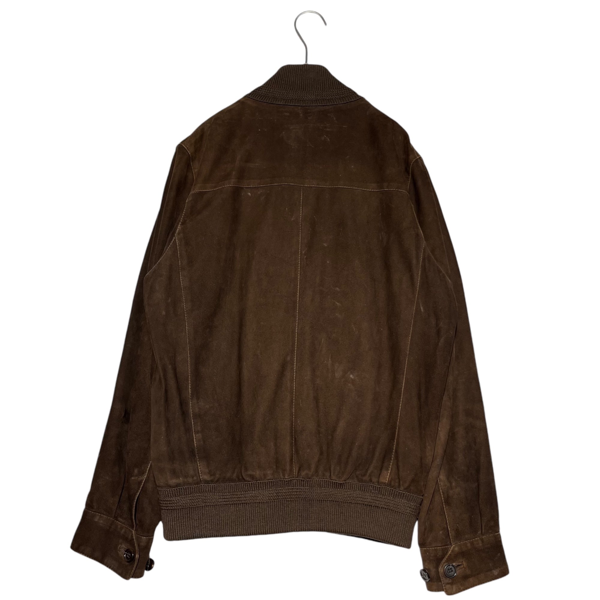 Cinquanta(チンクアンタ) Suede Valstar blouson スウェード ヴァルスター ブルゾン ジャケット #6328 44 ブラウン