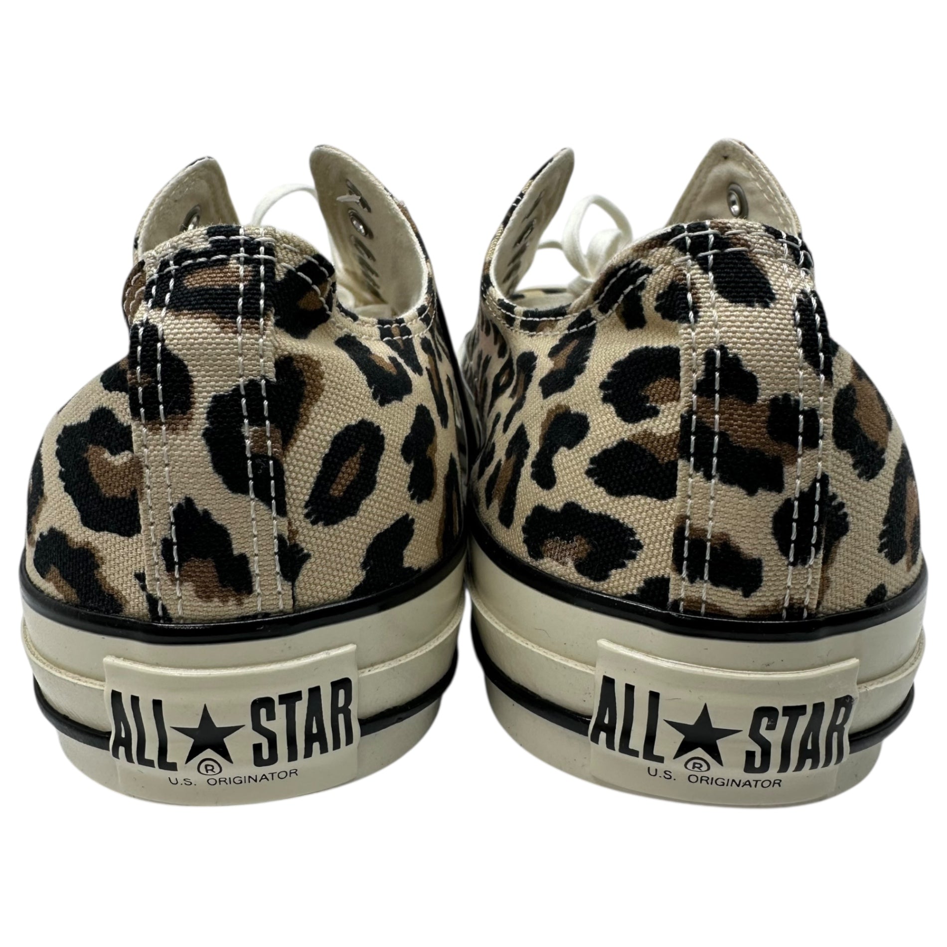 CONVERSE×WACKO MARIA(ワコマリア×コンバース) 24SS ALL STAR US OX / WM LEOPARD オールスター レオパード 1SD803 30cm ベージュ×ブラウン コラボ スニーカー