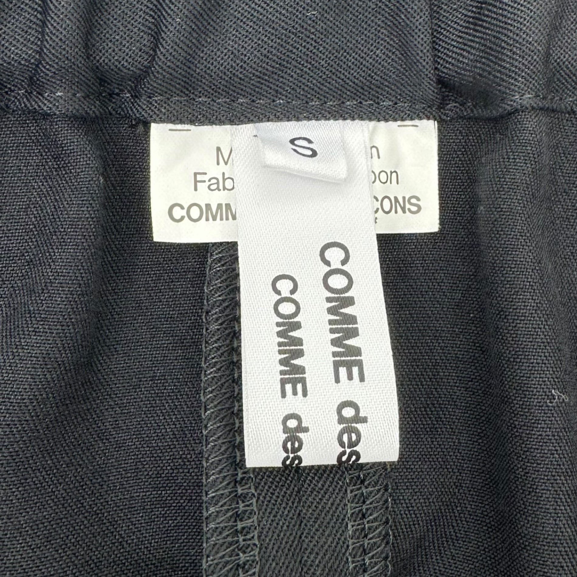 COMME des GARCONS COMME des GARCONS(コムデギャルソンコムデギャルソン) 15AW Wool gabardine wide harem pants ウール ギャバジン ワイド サルエル パンツ RP-P017 S ブラック AD2015