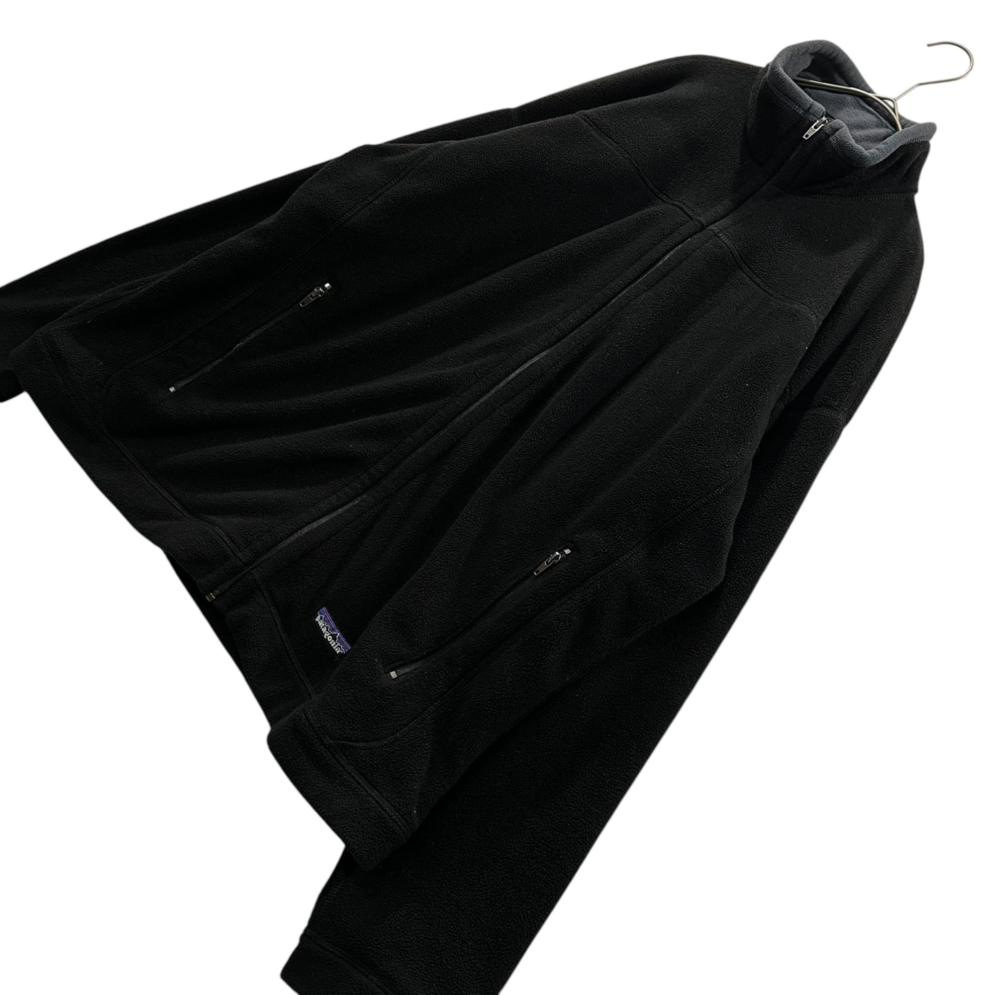 Patagonia(パタゴニア) 2005's M's Synchilla Windproof Jacket メンズ シンチラ ウインドプルーフ ジャケット 25331 F5 L ブラック×グレー 2005年製 フリース ヴィンテージ