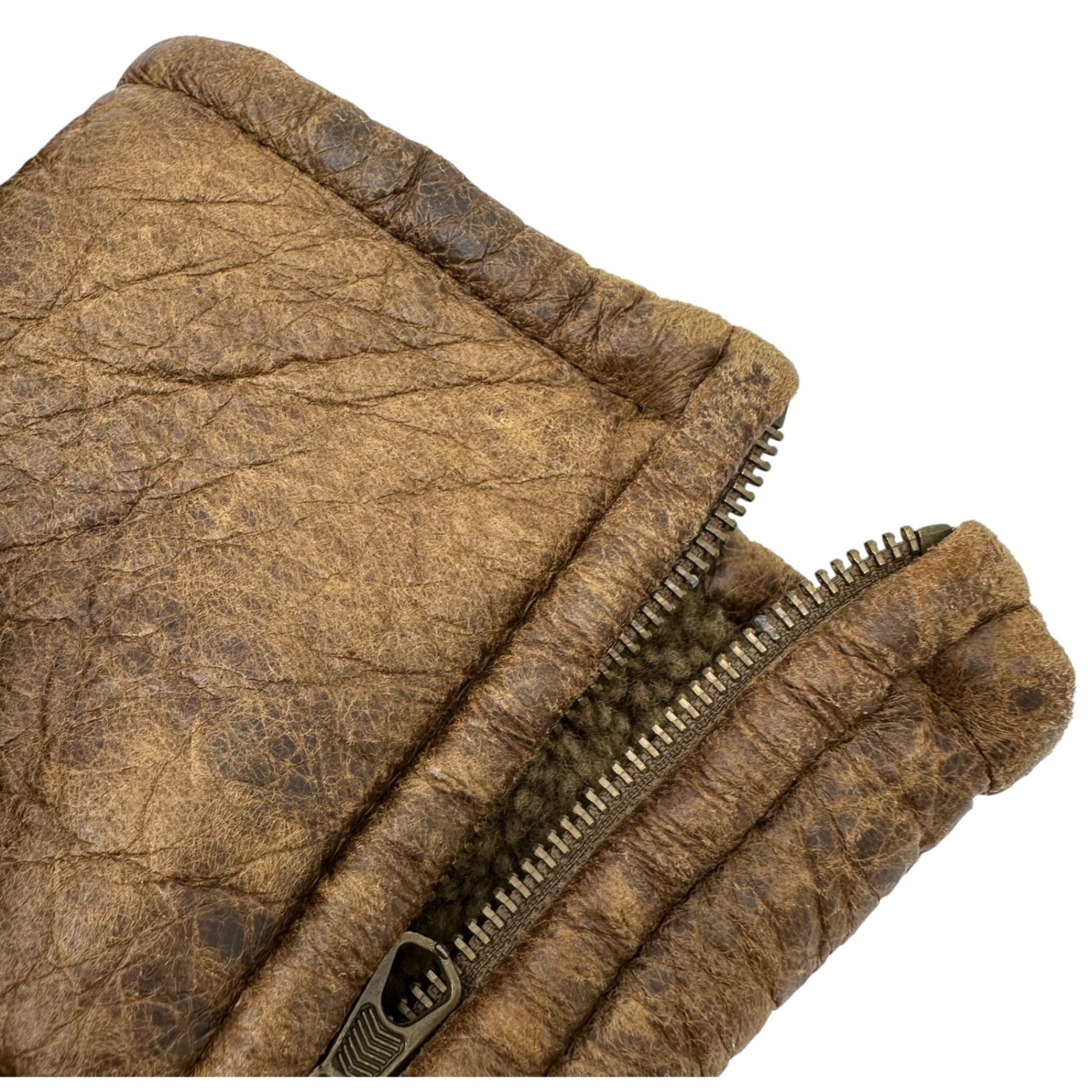 EMPORIO ARMANI(エンポリオアルマーニ) 90's Archive Mouton Jackets アーカイブ ムートン ジャケット 38(メンズSM程度) ブラウン ヴィンテージ