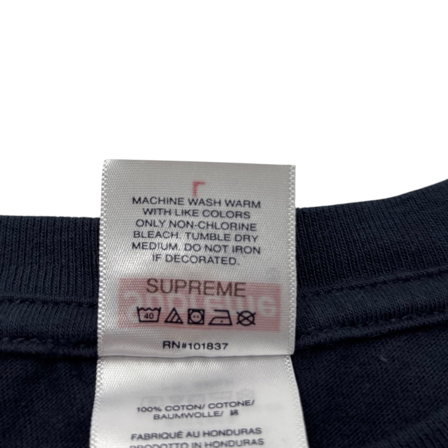 SUPREME×Disney(シュプリーム×ディズニー) 24AW Snow White Tee スノー ホワイト Tシャツ 白雪姫 L ネイビー 24FW